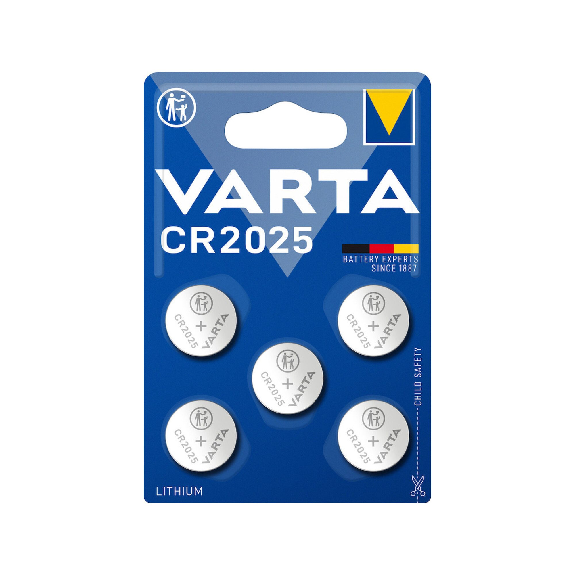 VARTA VARTA Batterie ELECTRO.CR2025 5er Blister Batterie