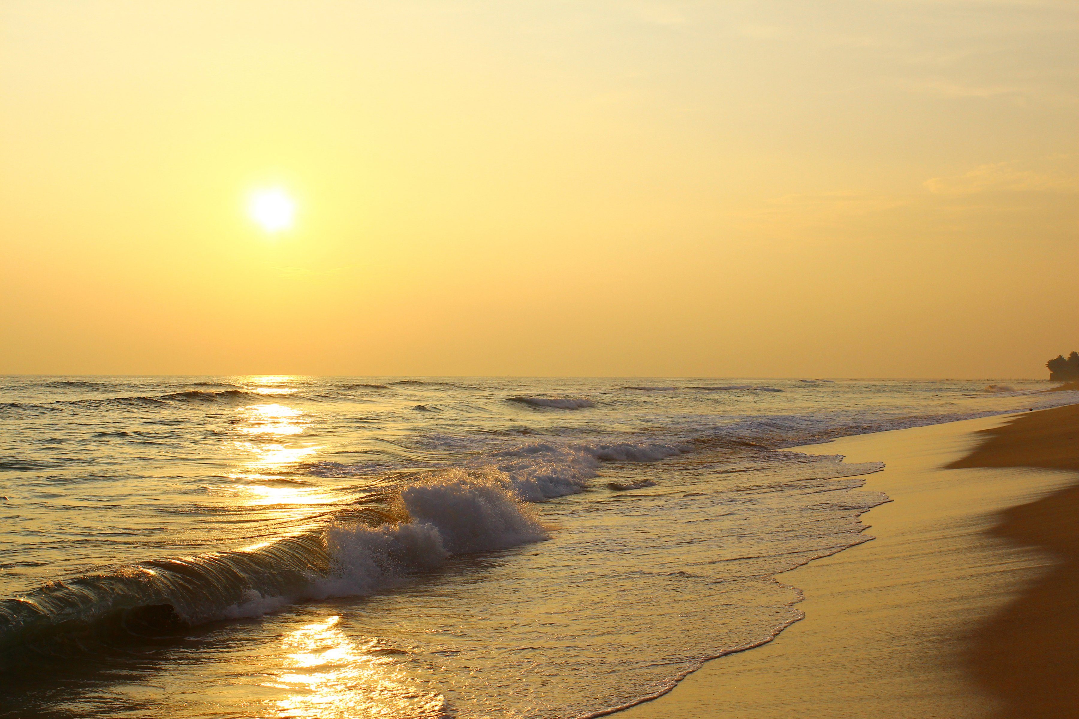 Papermoon Fototapete Sunset Beach Sri Lanka, glatt