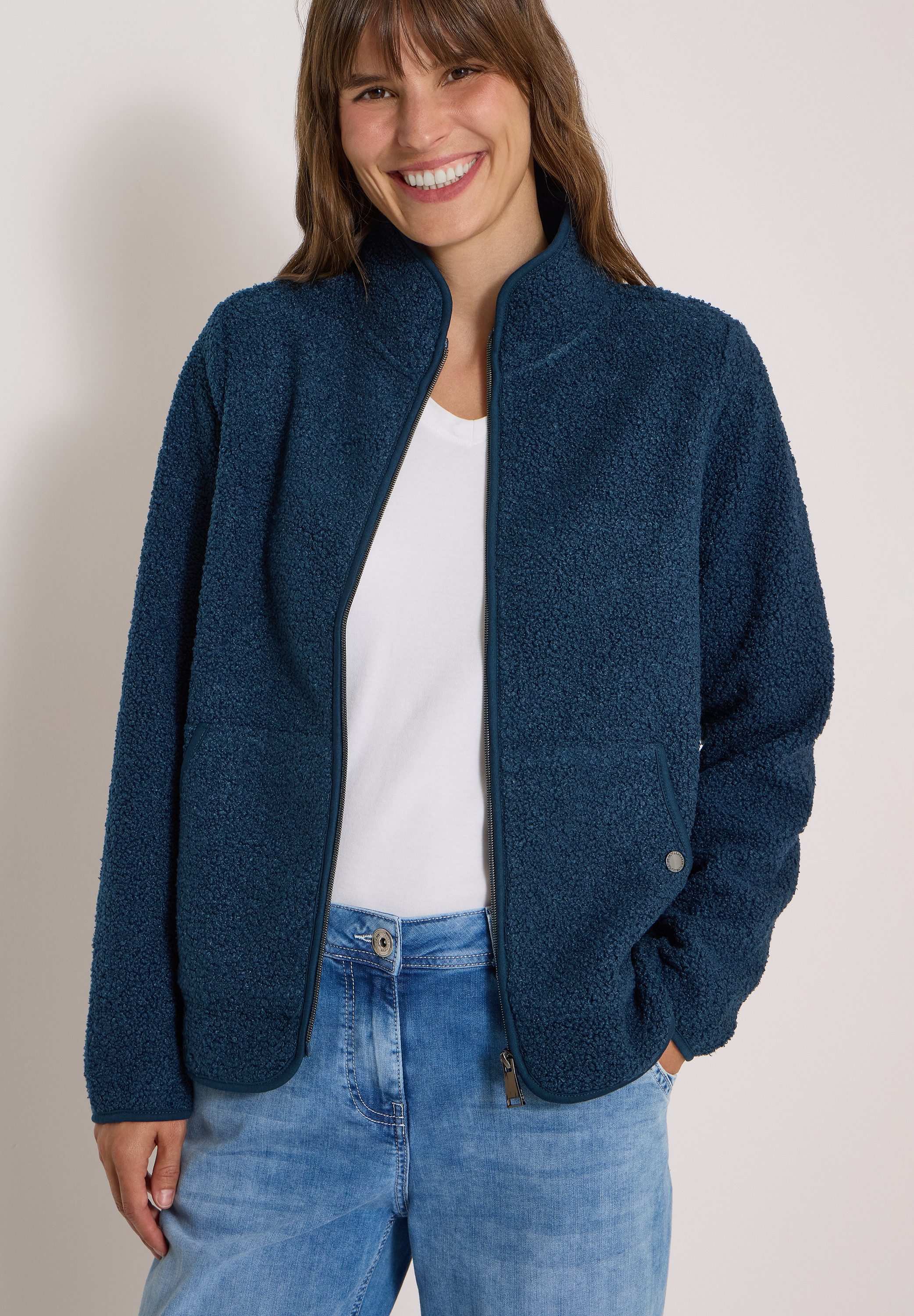 CECIL Cardigan mit Stehkragen