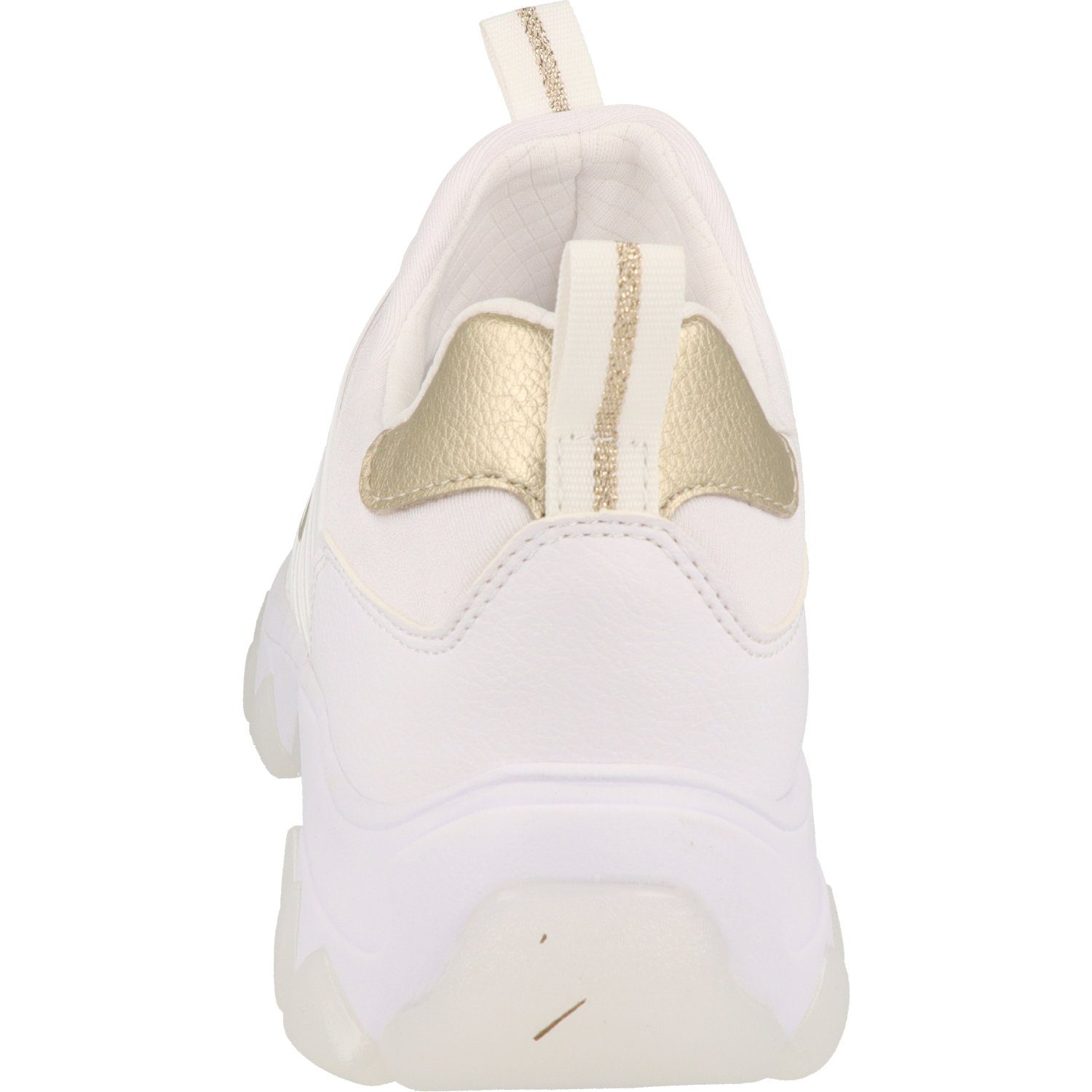 Halbschuhe Yuki White/Gold Schuhe Damen sportliche BAGATT Sneaker Sneaker D32-95207-6969