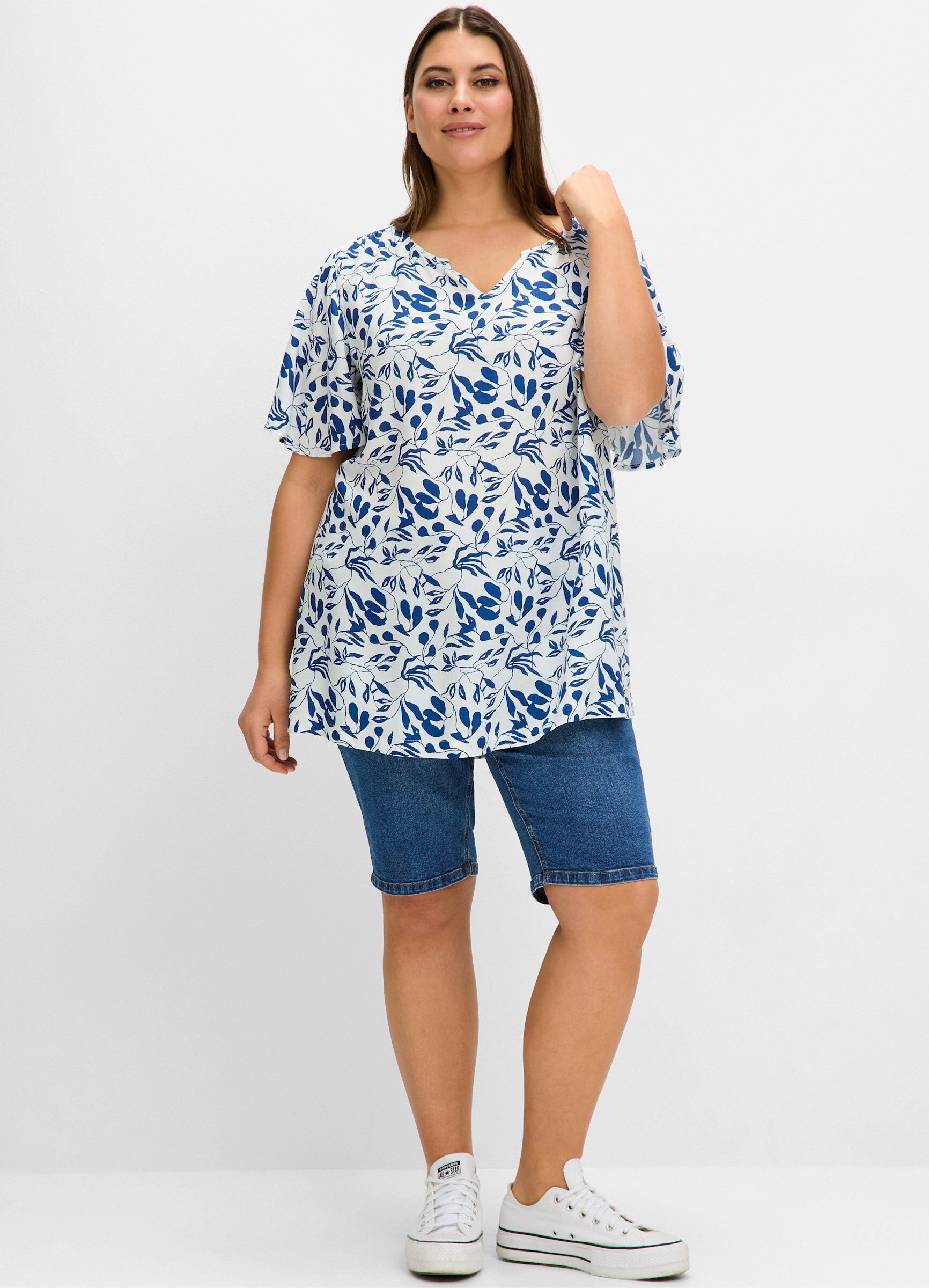 Sheego Klassische Bluse Tunika . günstig online kaufen