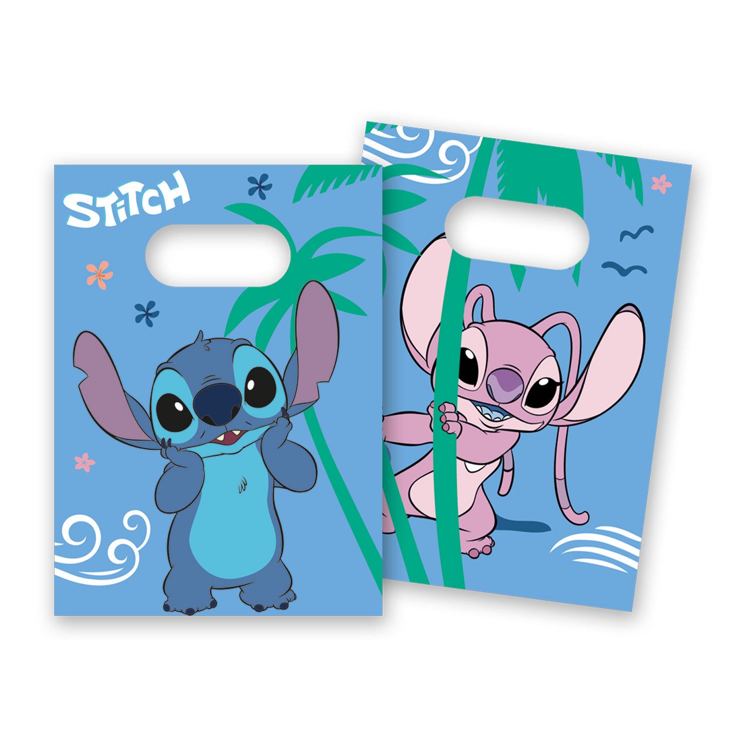 Procos Hängedekoration Geschenktüten Stitch & Angel, 4 Stück FSC