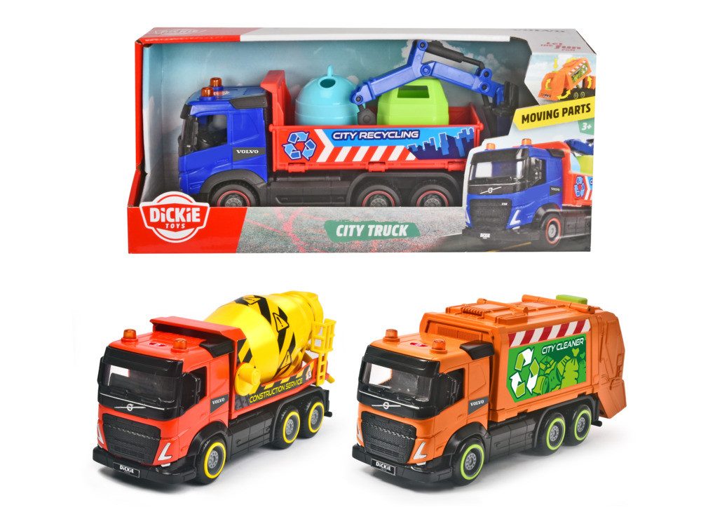 Simba Dickie Spielzeug-LKW DICKIE TOYS City Truck 23cm 3fach sortiert