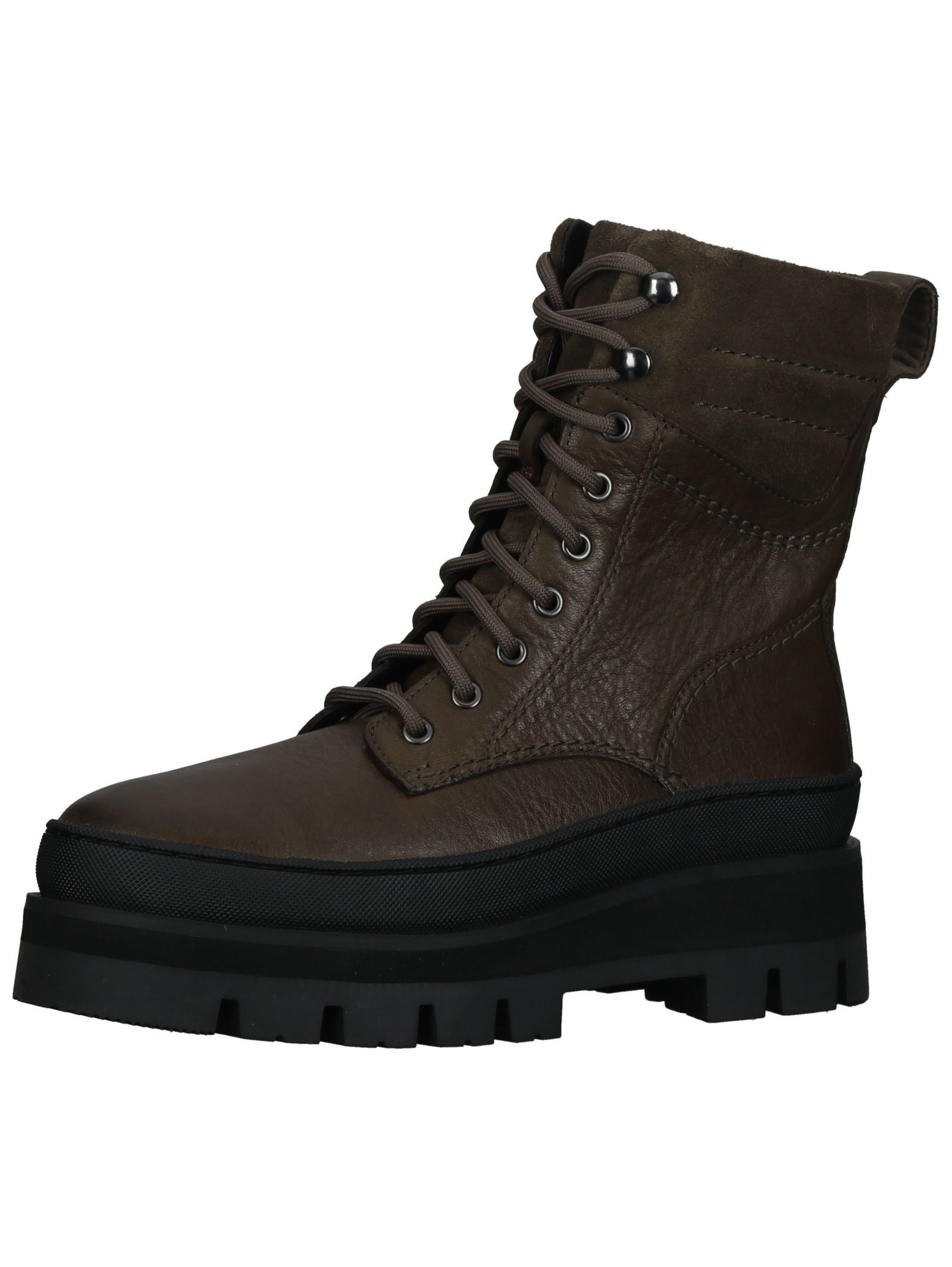Clarks Clarks Stiefelette Leder/Textil Schnürstiefelette