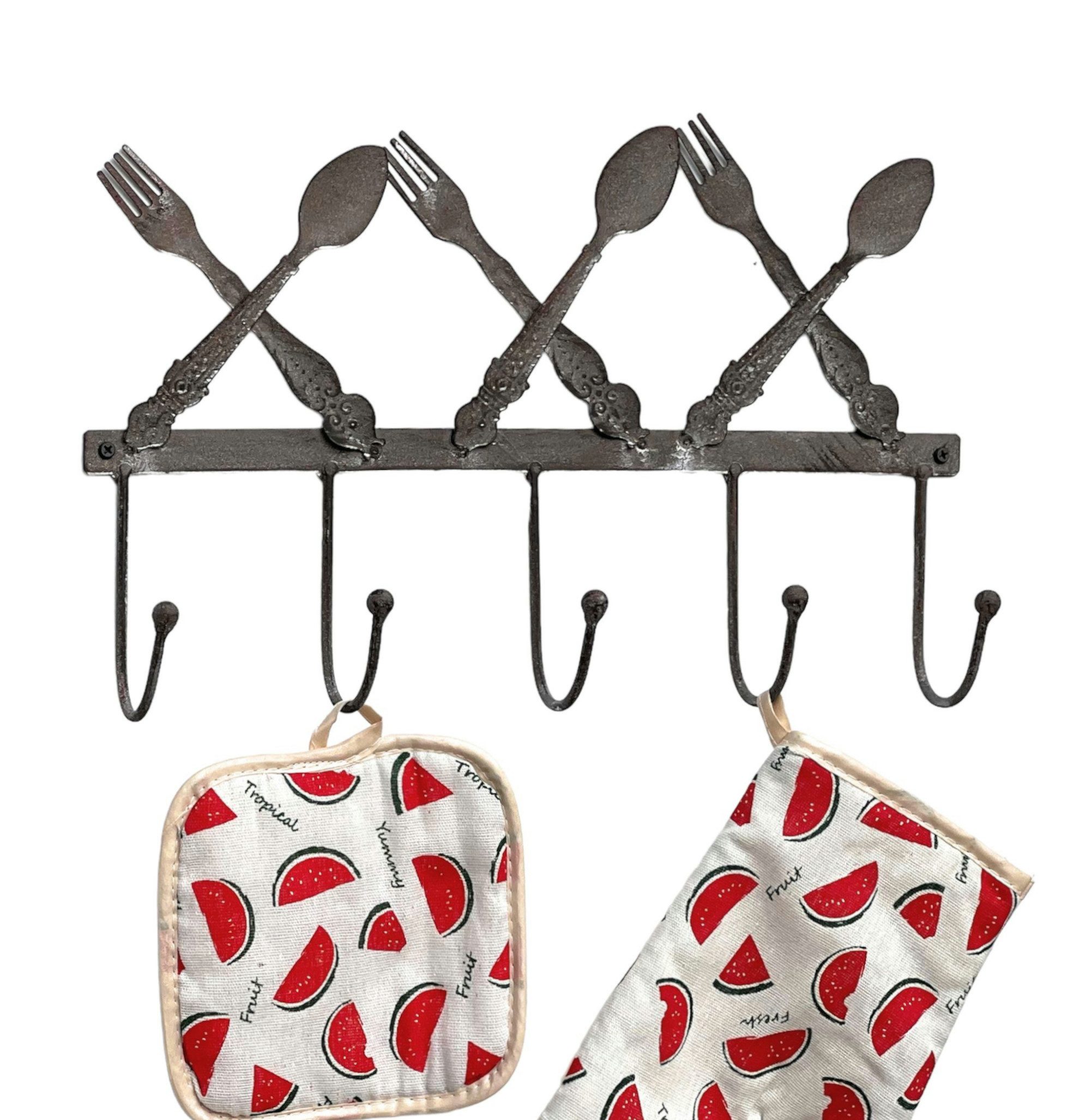 DanDiBo Handtuchhalter Handtuchhaken Handtuchleiste Küche Metall Hakenleist günstig online kaufen