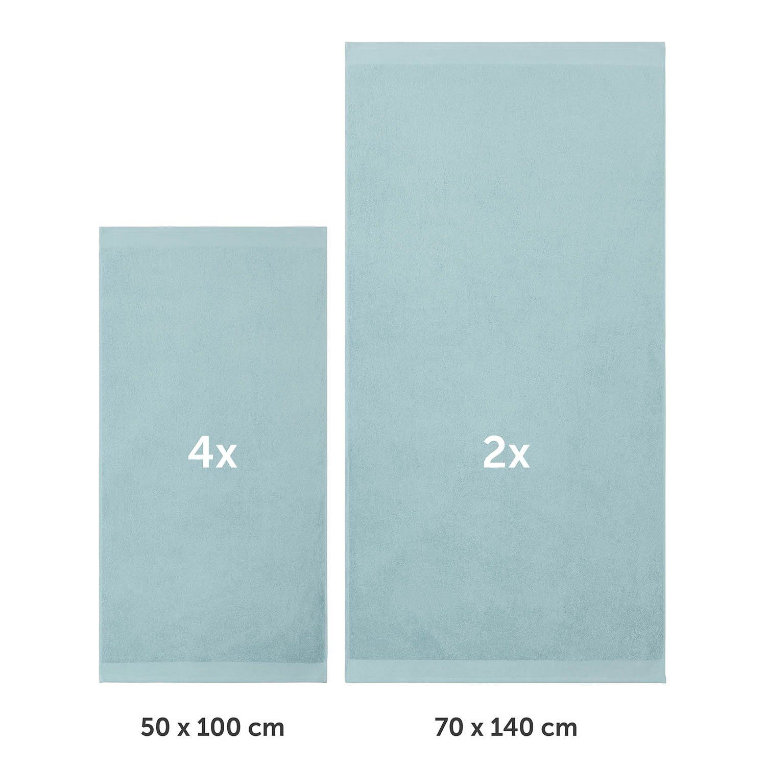 Blumtal Handtuch Set Premium 4 oder 6-TLG. Frottier Set - 100% Baumwolle, F günstig online kaufen