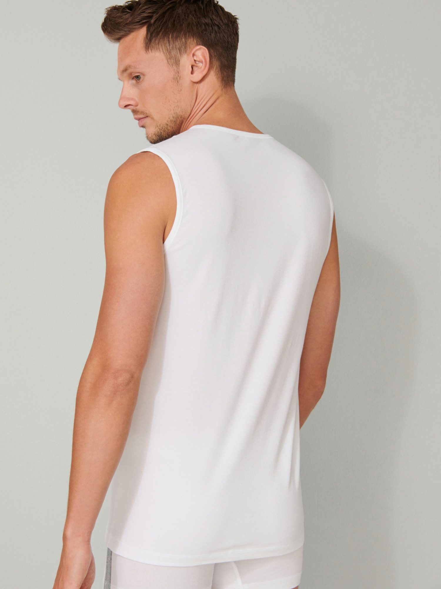 Schiesser Tanktop 95/5 (4-tlg) Tank-top unterhemd unterzieh-shirt