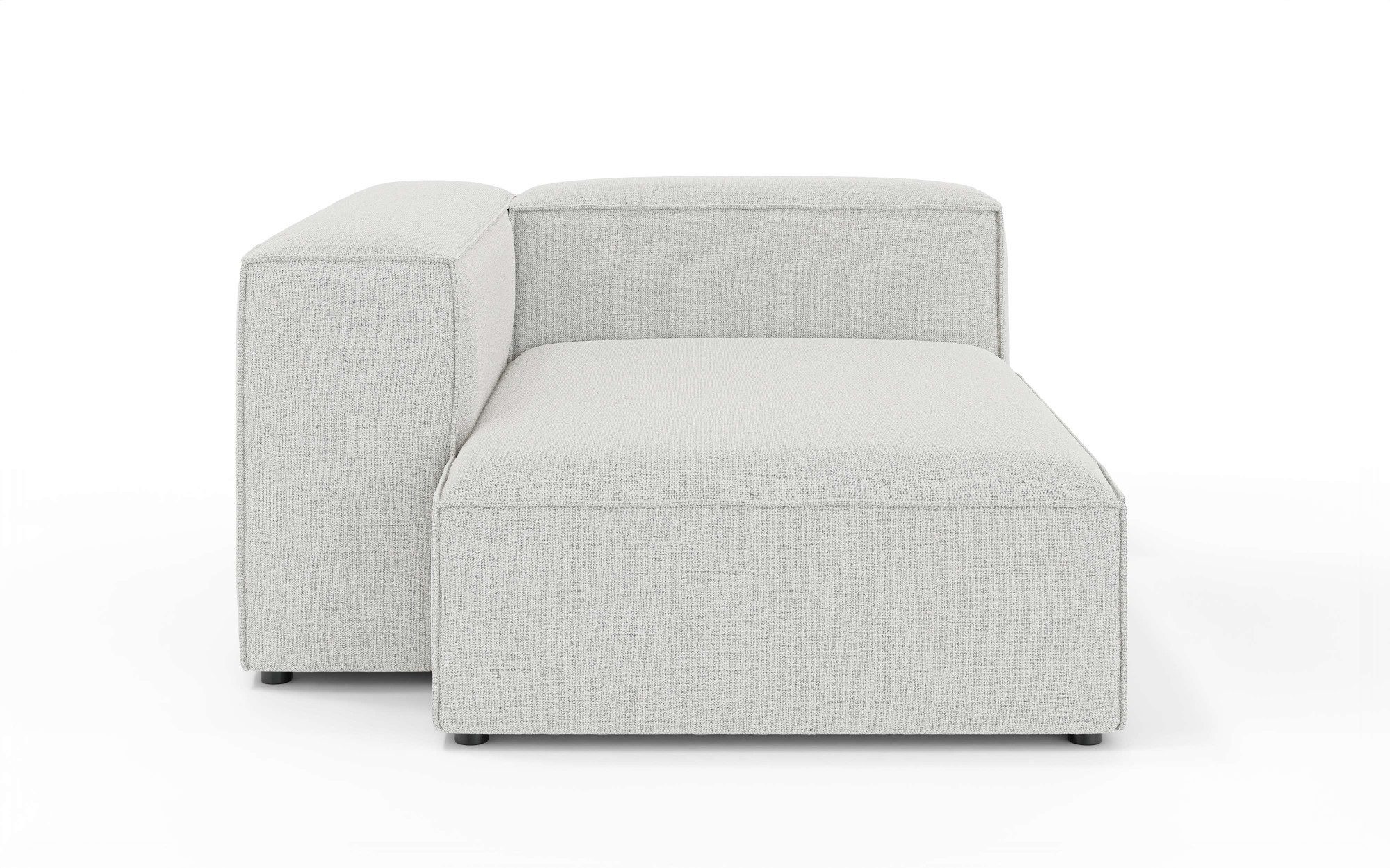 OTTO home Ottomane XL HAILY links/rechts bestellbar, extra tief, Maße B/T/H: 130/160/72cm, als Modul oder separat verwendbar, für individuelle Zusammenstellung