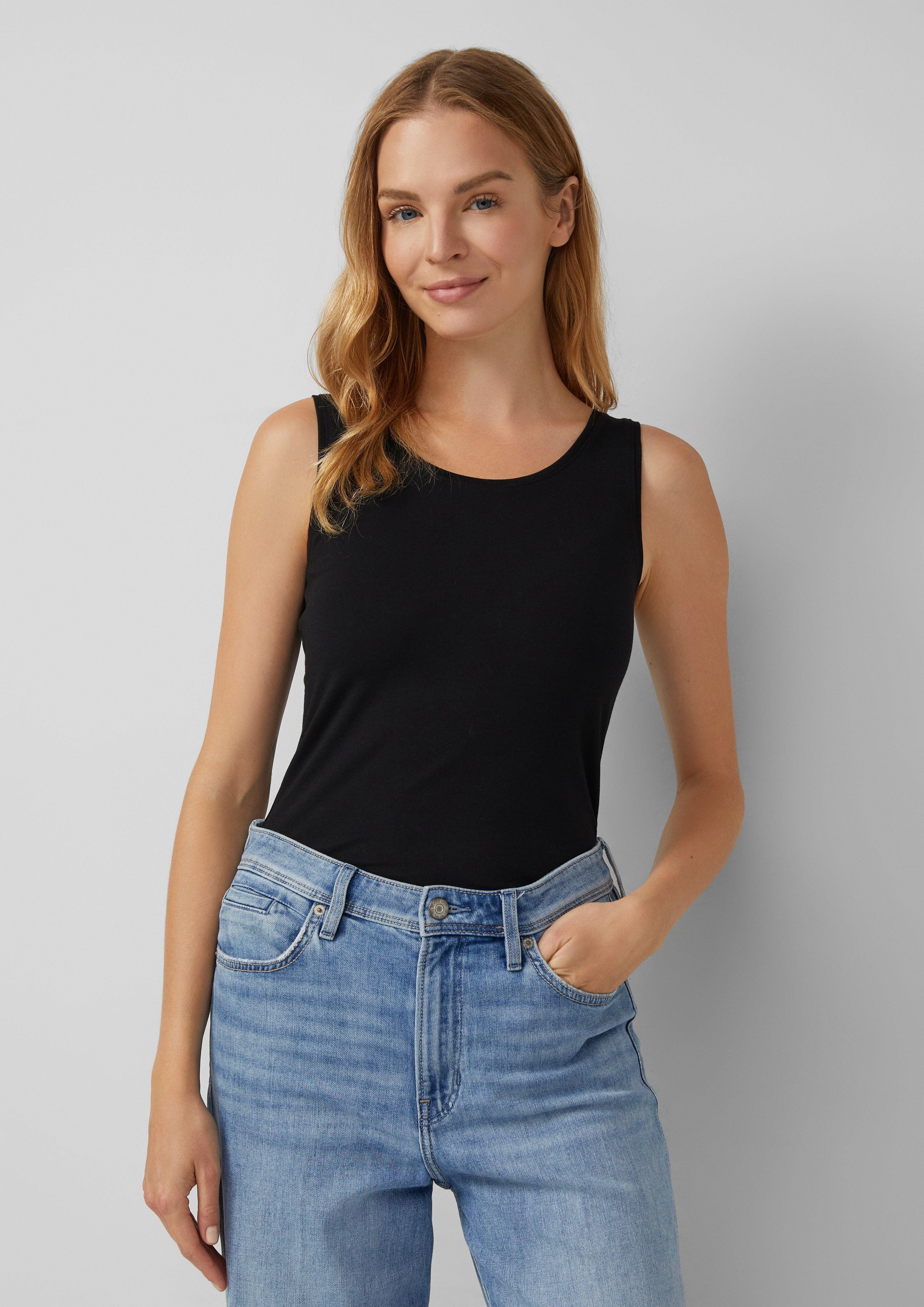 s.Oliver Shirttop Basic Top aus Jersey günstig online kaufen