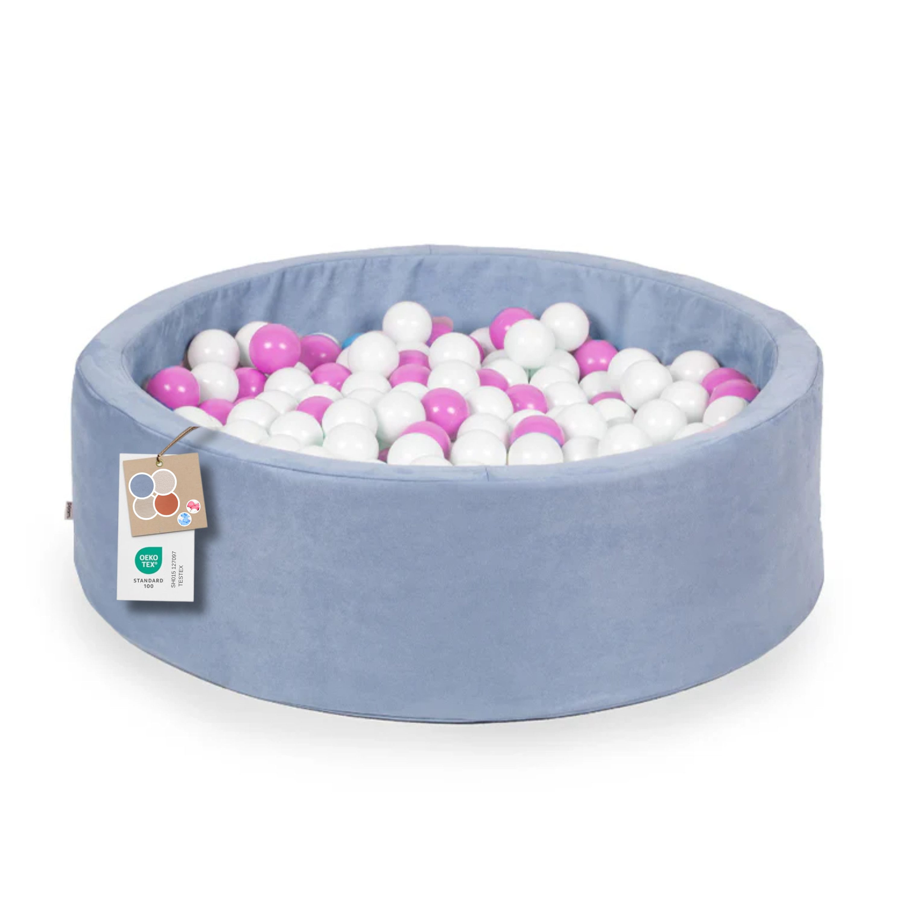 FAVRE Bällebad Zweisitzer-Bällebad für Kinder, ∅100 cm