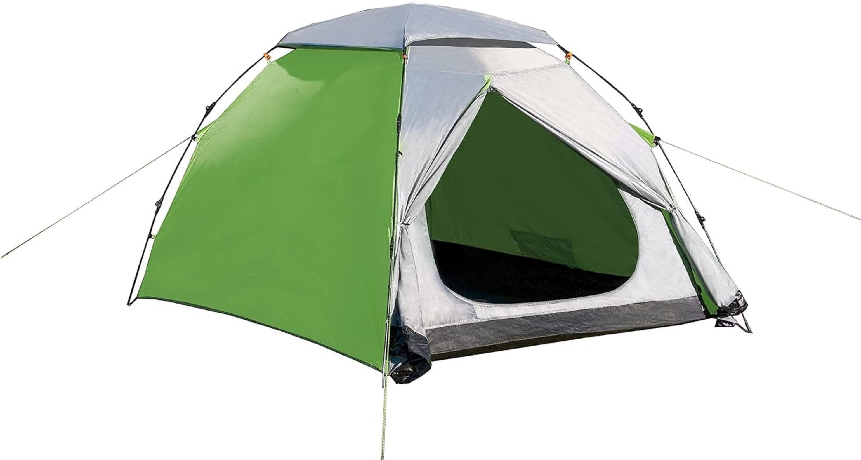 Kuppelzelt Zelt für 3 Personen Speedup grün wasserdicht Familienzelt Camping