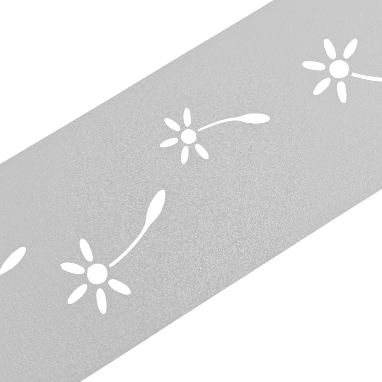 zaunzu Sichtschutzstreifen Premium Dekor Pusteblume Lasermuster günstig online kaufen
