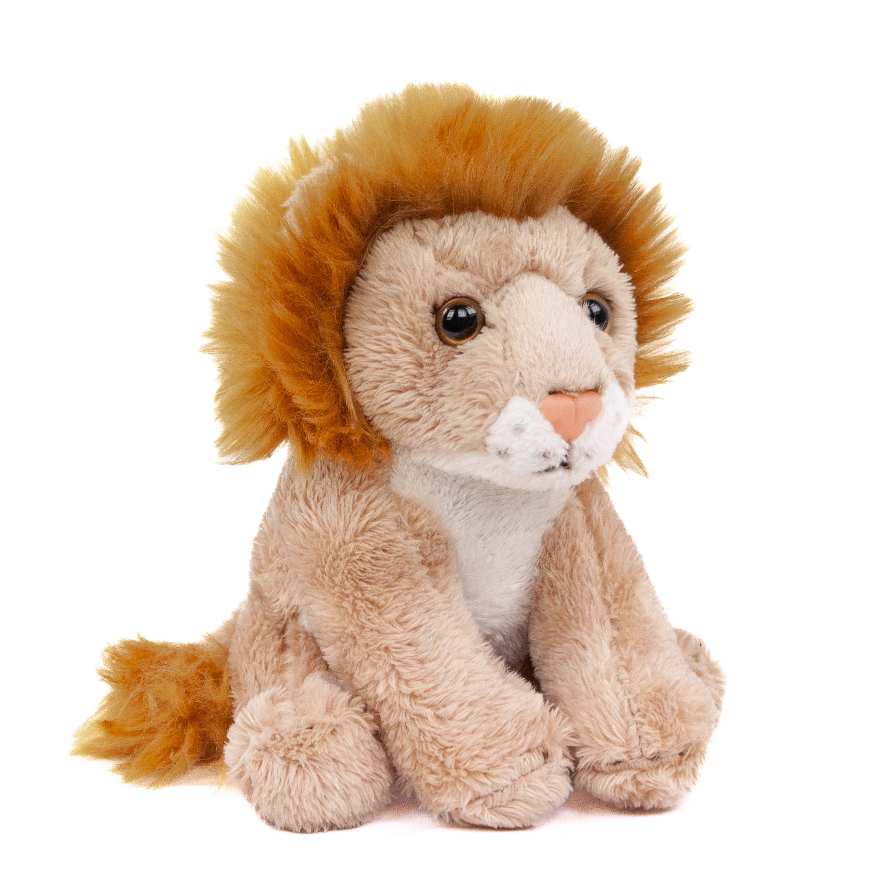 Teddys Rothenburg Kuscheltier Kuscheltier Löwe sitzend hellbraun 15 cm