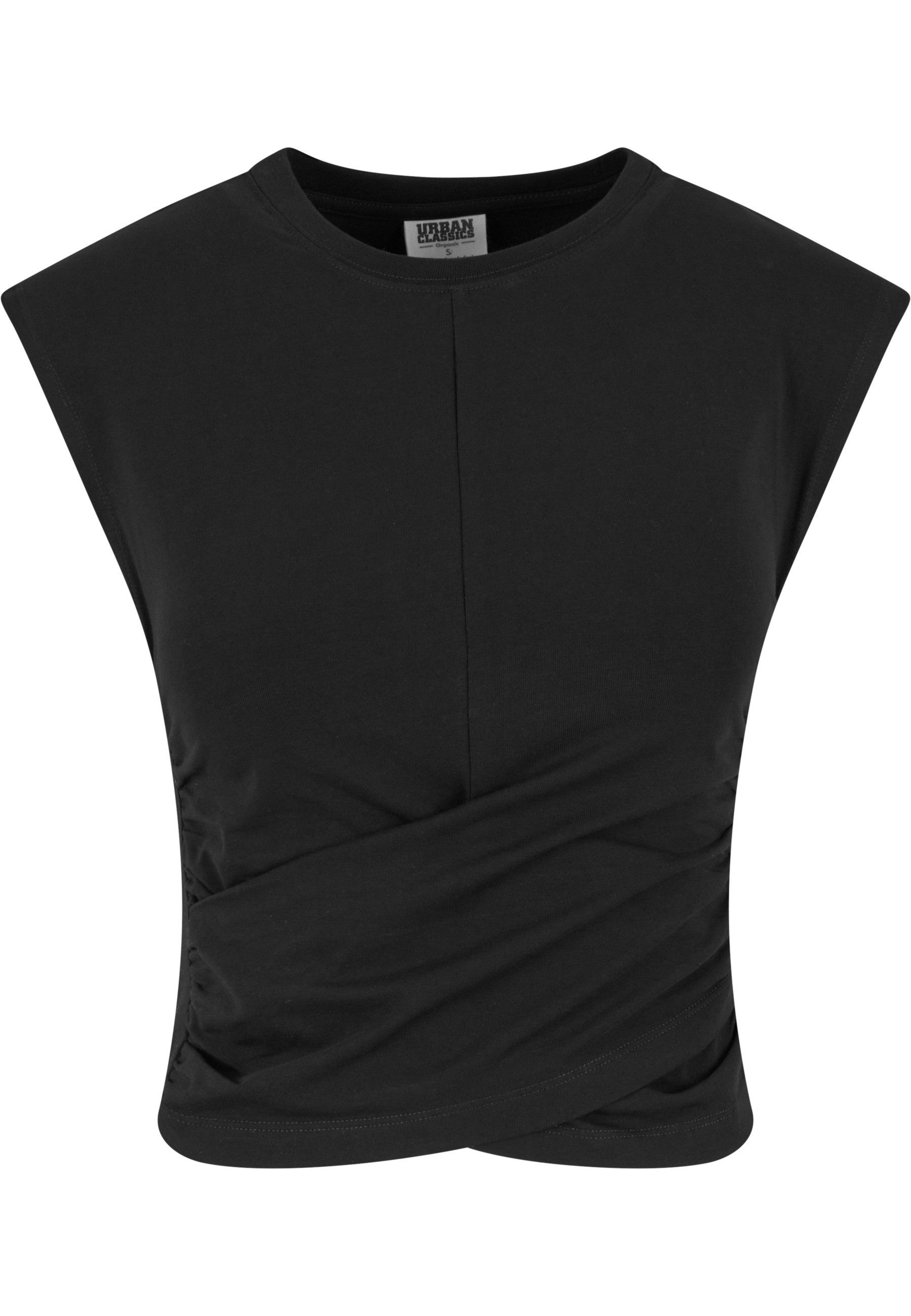 URBAN CLASSICS T-Shirt Urban Classics Ladies Cropped Wrapped Top (1-tlg) günstig online kaufen