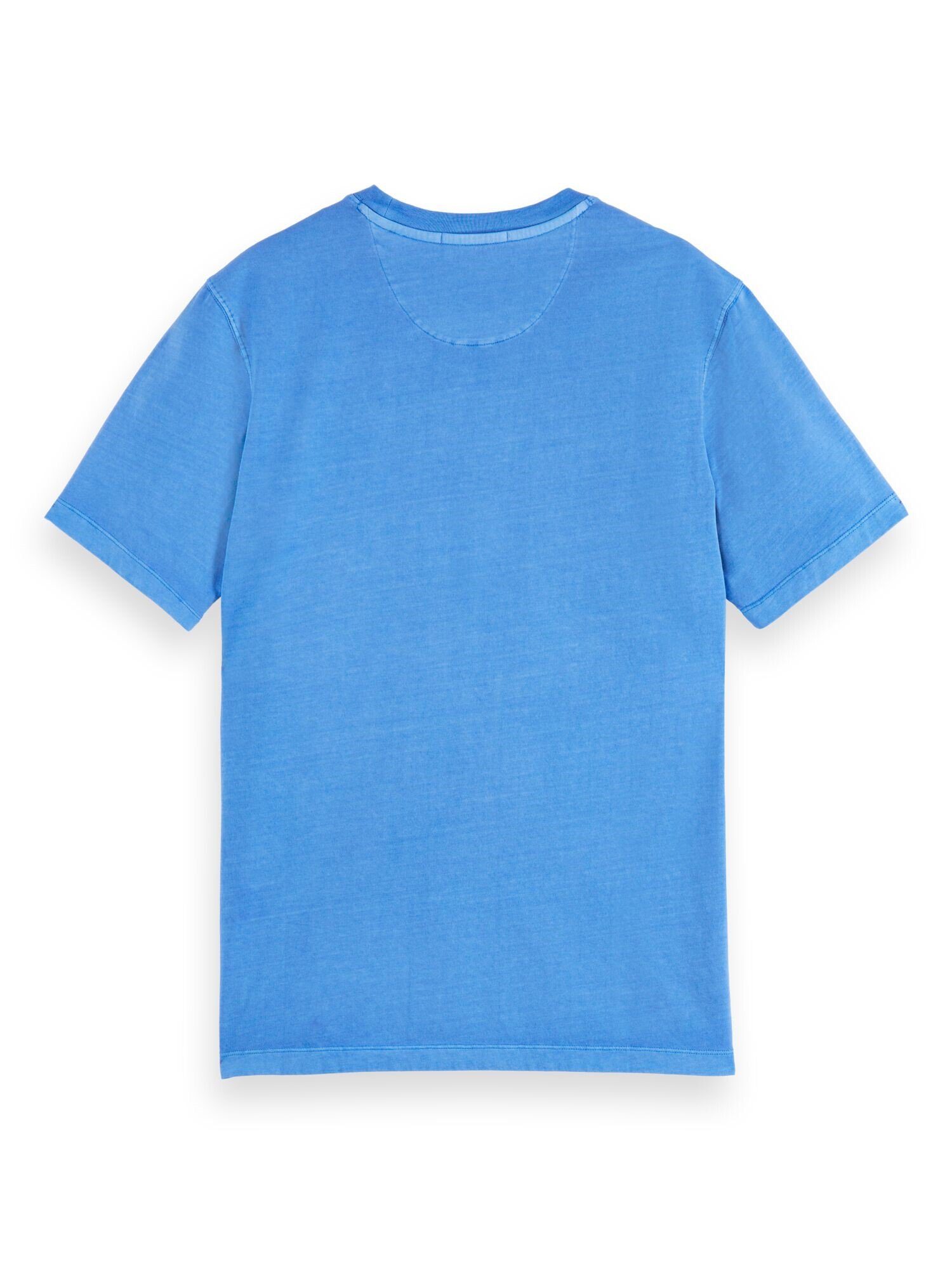 Soda & Shirt mit (1-tlg) und Scotch T-Shirt Kurzarmshirt Blau Rundhalsausschnitt