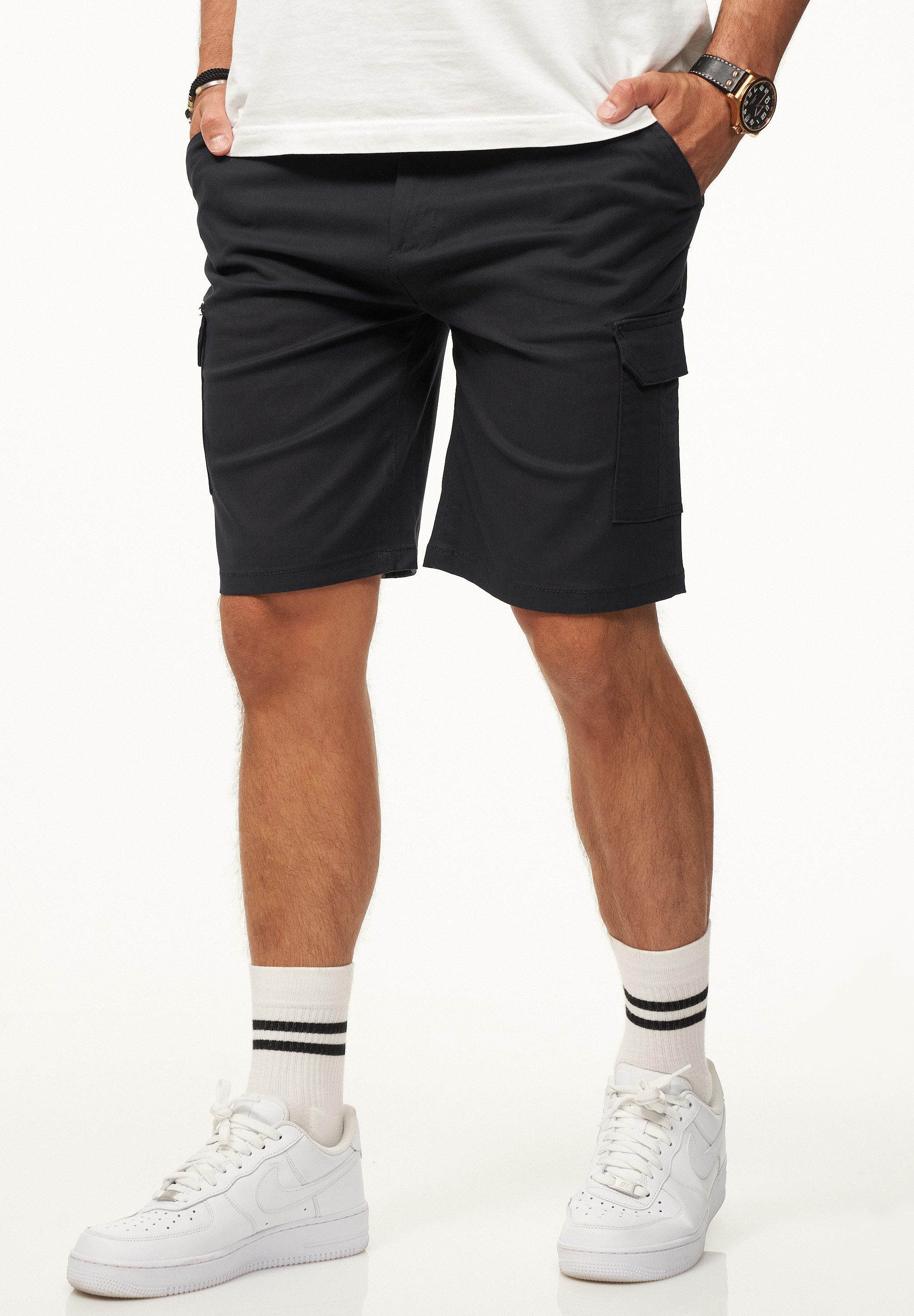 SOULSTAR Cargoshorts mit Stretchanteil Kurze Hose für Herren Regular-Fit Be günstig online kaufen