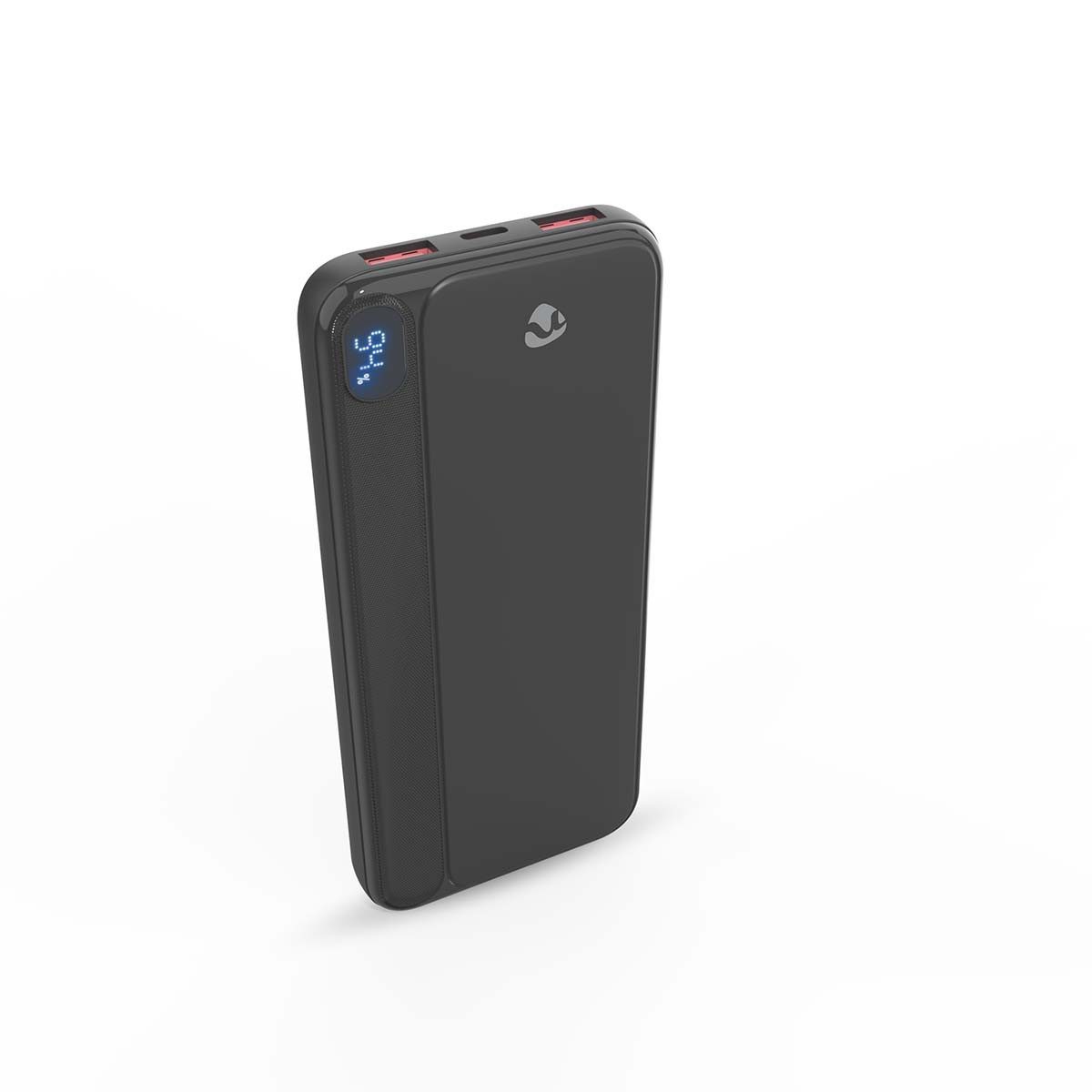 Nedis PBKPD20W125BK Powerbank 1260110 Lithium-Polymer (1 St), USB-C, 2x USB-A, Power Delivery, Schnellladung für 3 Geräte
