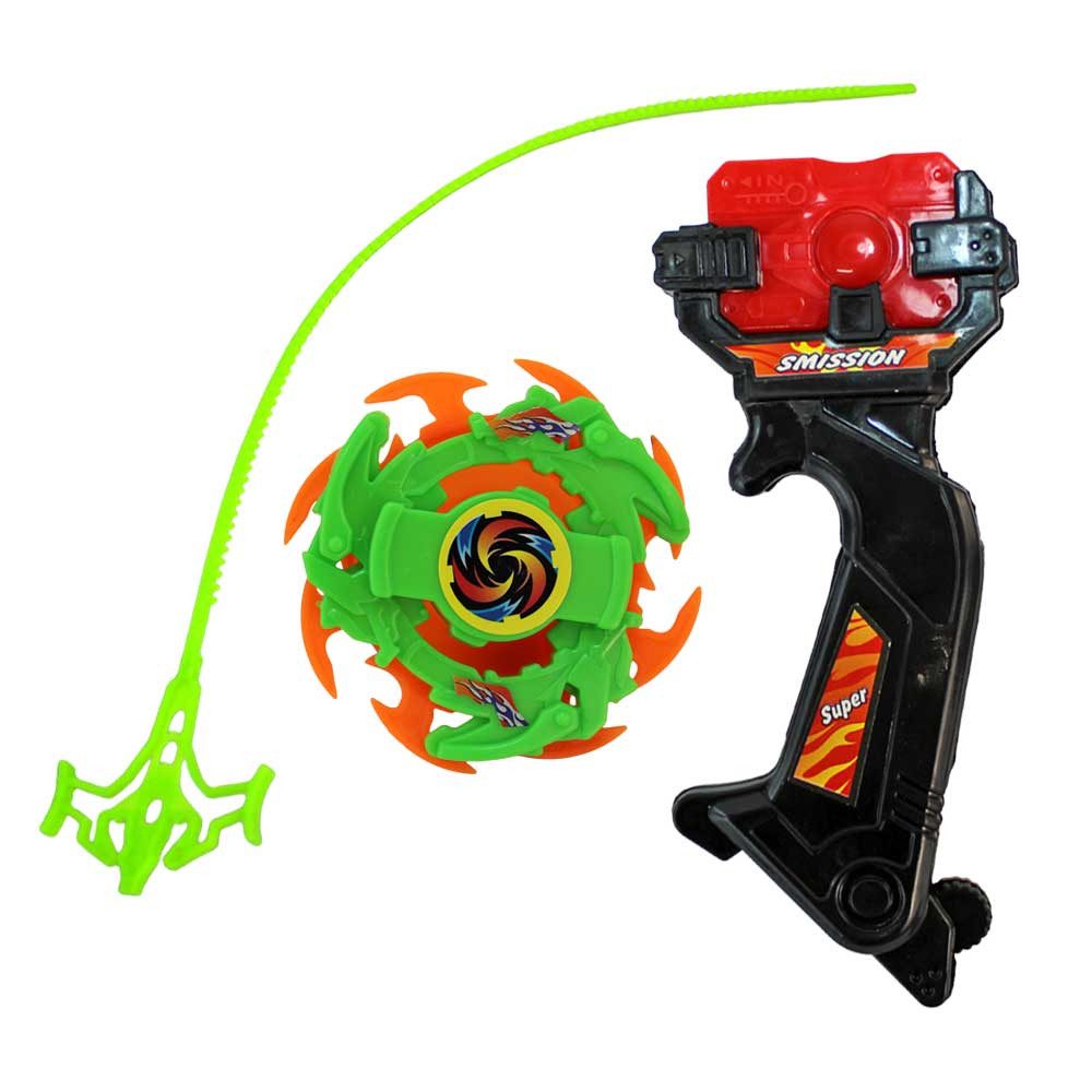 B&G INTERNATIONAL Spielfigur Kampfkreisel Spiel Set mit Griff, (8-tlg)