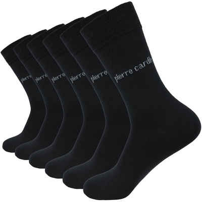 Pierre Cardin Businesssocken Premium Socken für Herren (10-Paar) aus Baumwolle, ohne einschneidenden Bündchen