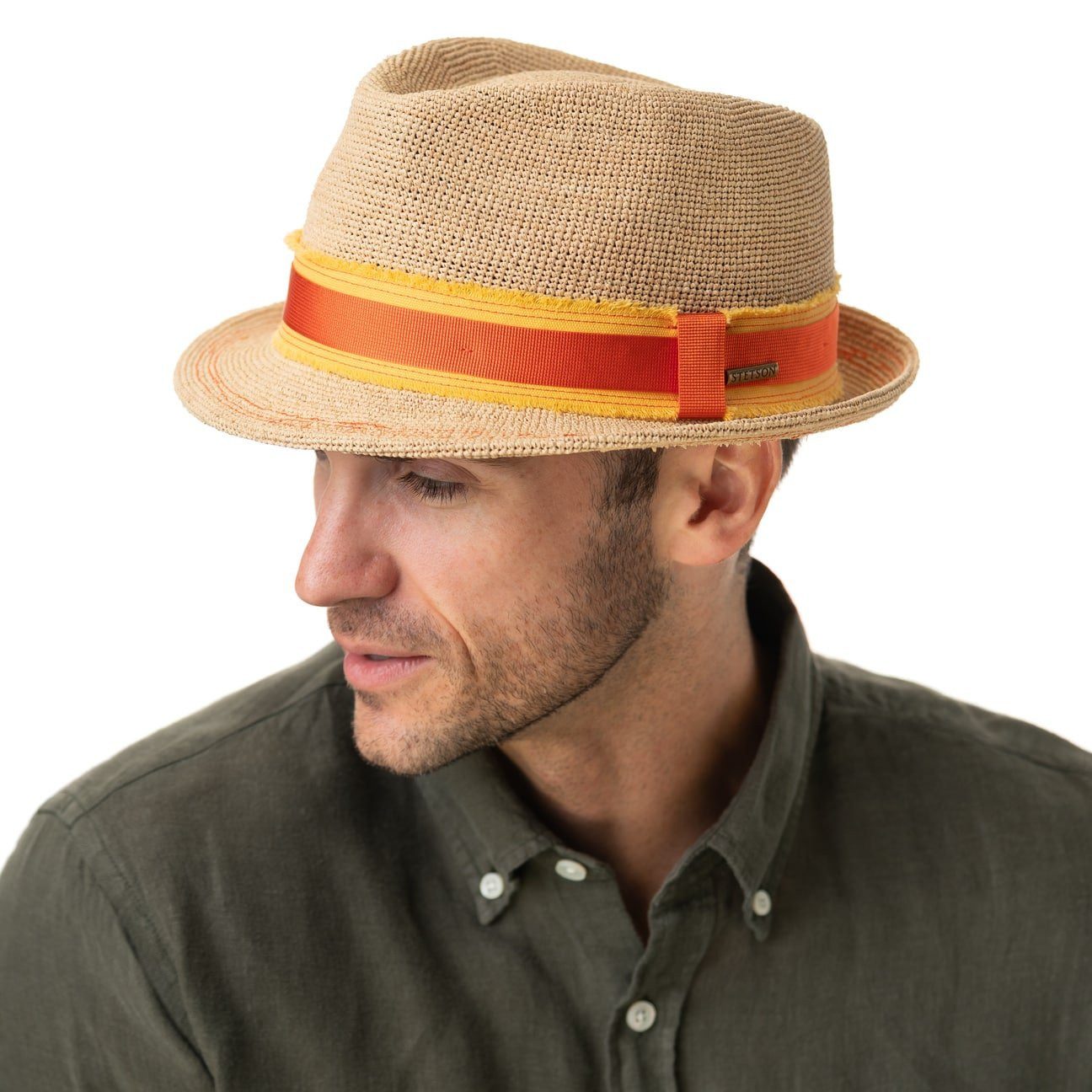 Stetson Sonnenhut (1-St) Strohhut mit Fransen