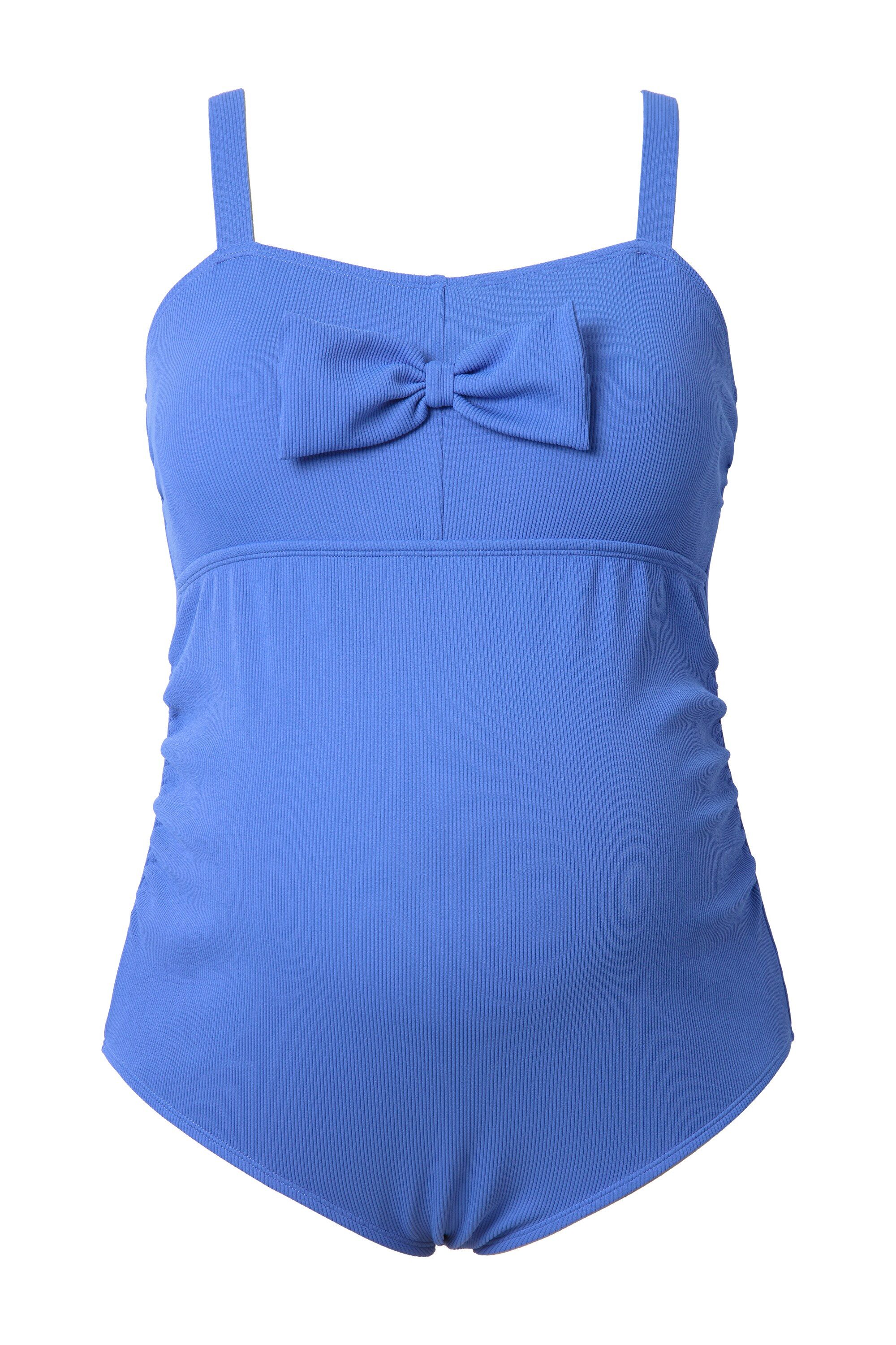 Ulla Popken Badeanzug Bellieva-Badeanzug Softschalen Zierschleife günstig online kaufen