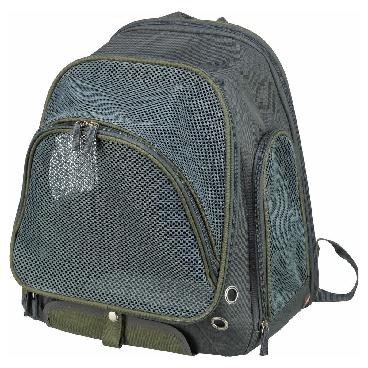 TRIXIE Tiertransporttasche Rucksack Lyla grau/blau für Hunde