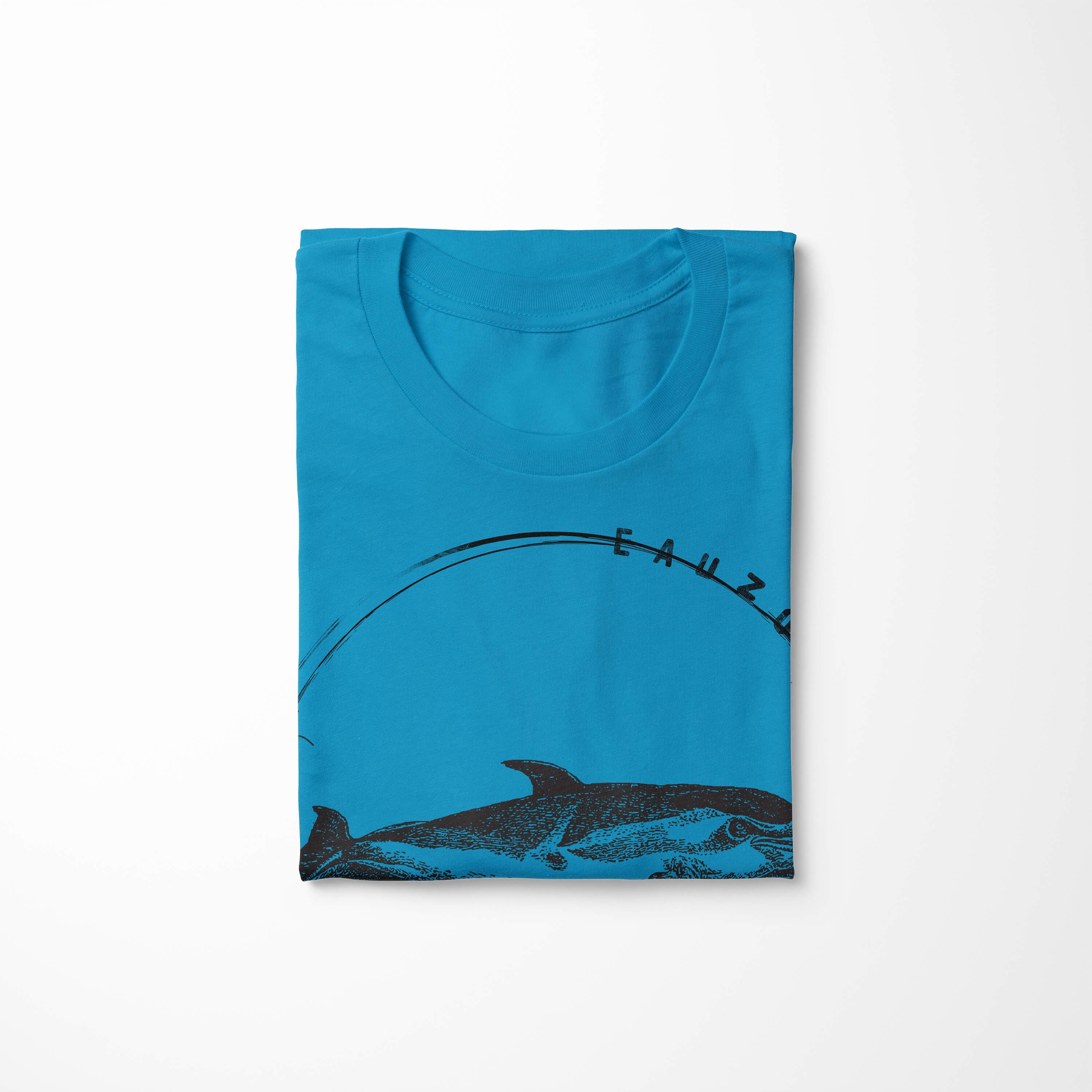 T-Shirt Sinus T-Shirt Delfin Art Atoll Evolution Herren