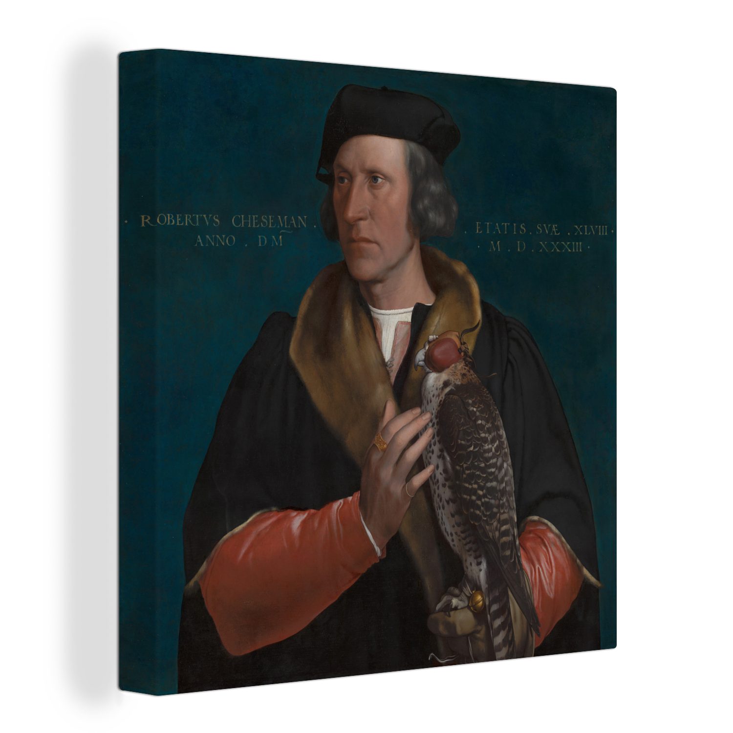 Porträt Leinwand Jüngeren, Hans von St), Cheseman - OneMillionCanvasses® Schlafzimmer (1 Gemälde von Leinwandbild Bilder Wohnzimmer Holbein für Robert dem