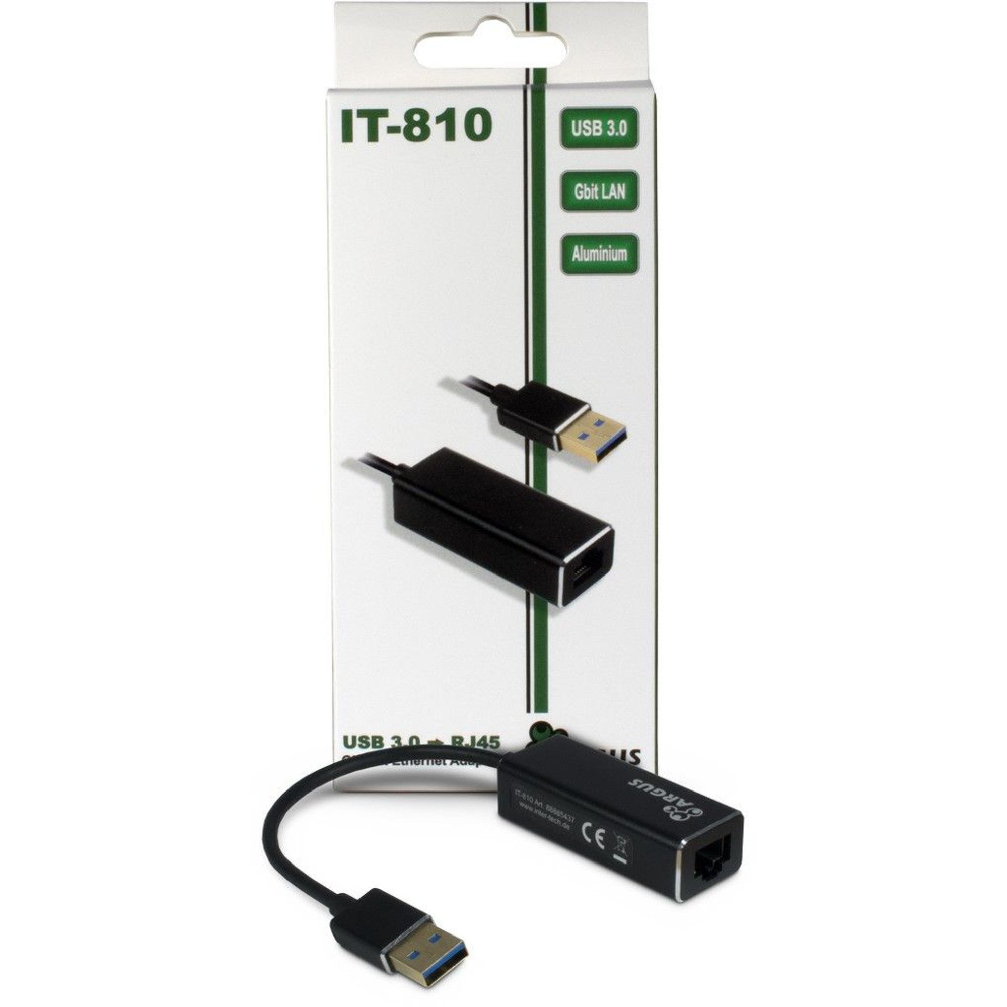 Inter-Tech Inter-Tech Argus IT-810, LAN-Adapter LAN-Kabel