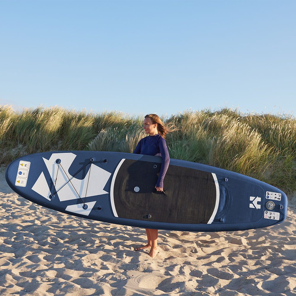 HOME DELUXE SUP-Board Stand Up Paddle Board MOANA, (mit Paddel, Pumpe & Transportrucksack), rutschfest & Single Layer Drop Stitch, Paddelboard, Paddling Board
