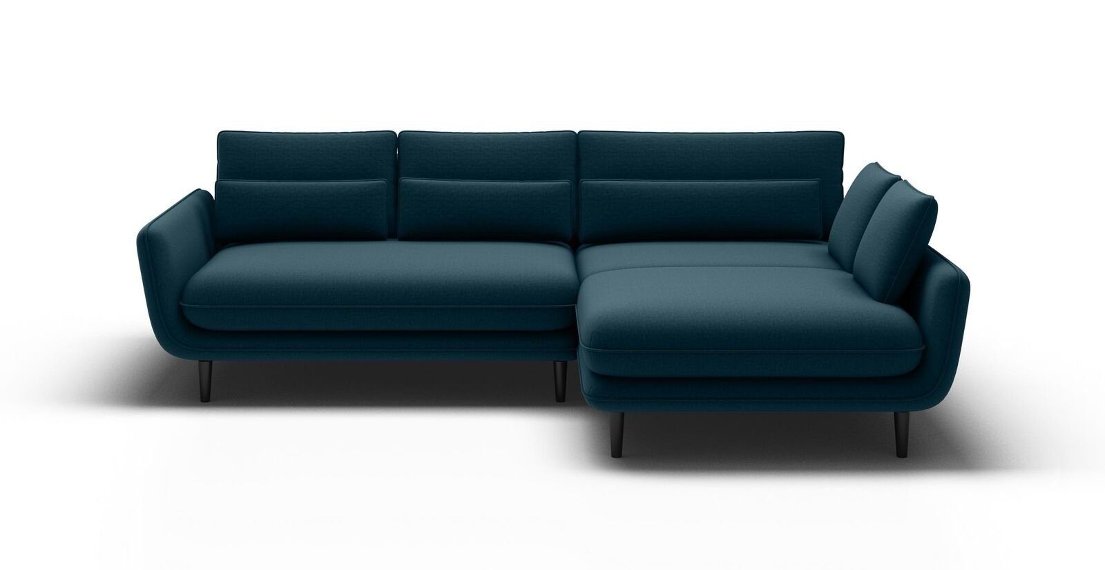 JVmoebel Ecksofa Ecksofa Sofa, Polster Textil in Eck Europe Wohnlandschaft Made Couch Sofa