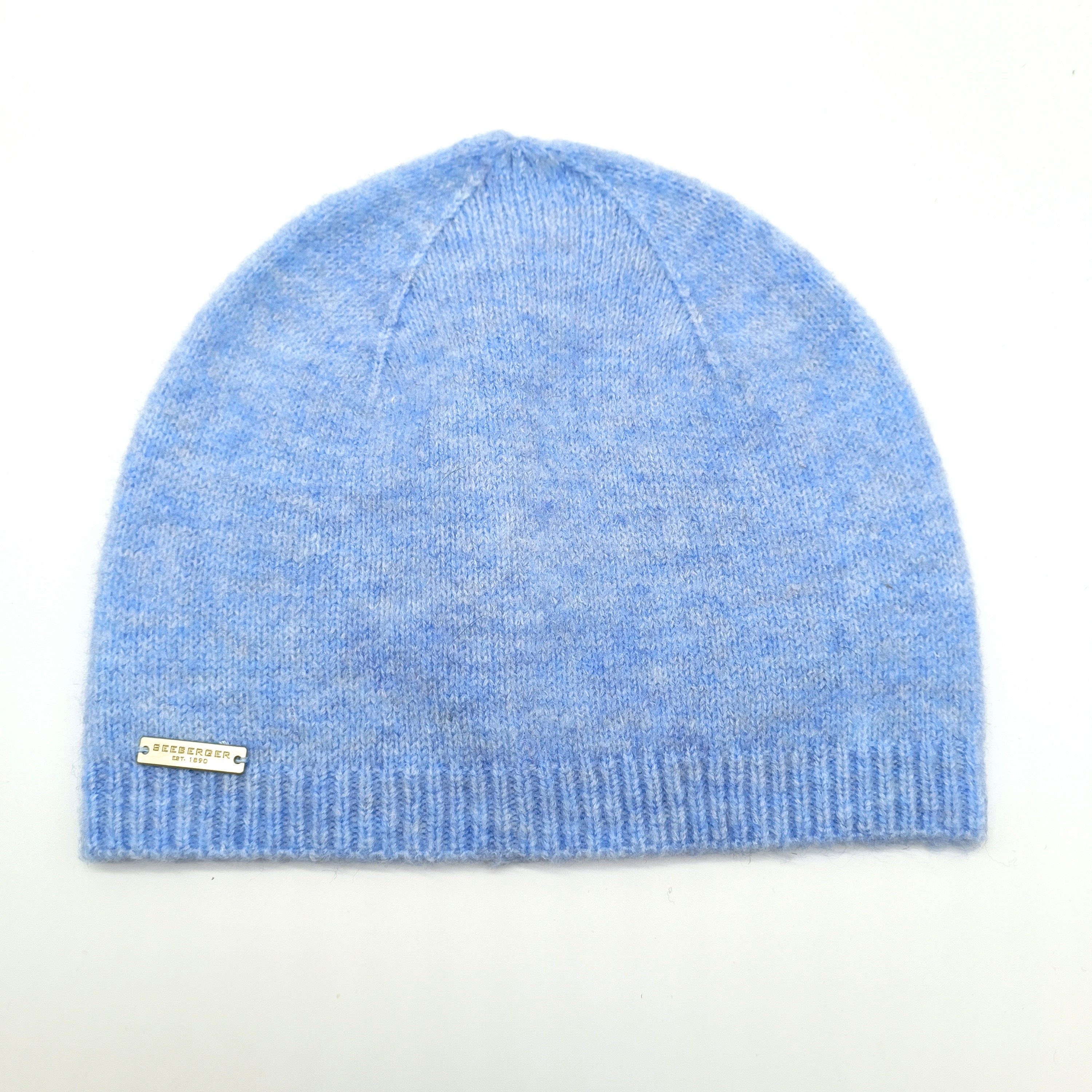 Seeberger Strickmütze Strickmütze hellblau