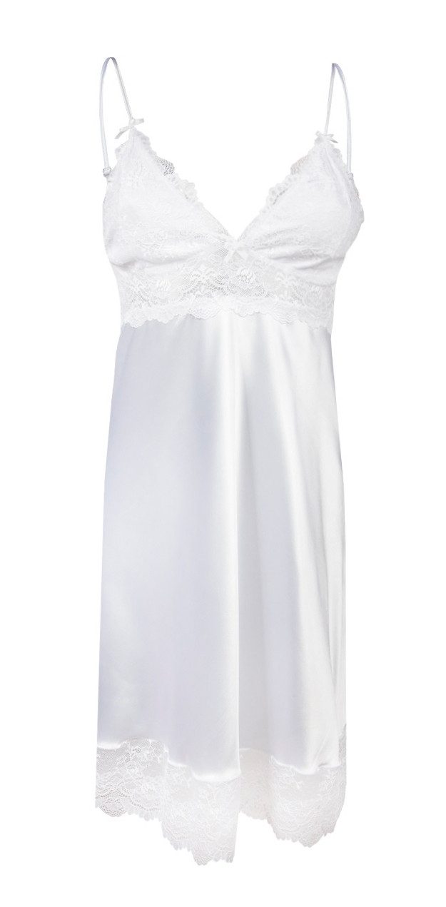 DKaren Negligé sinnlicher Style, einfarbig elegante Spitze