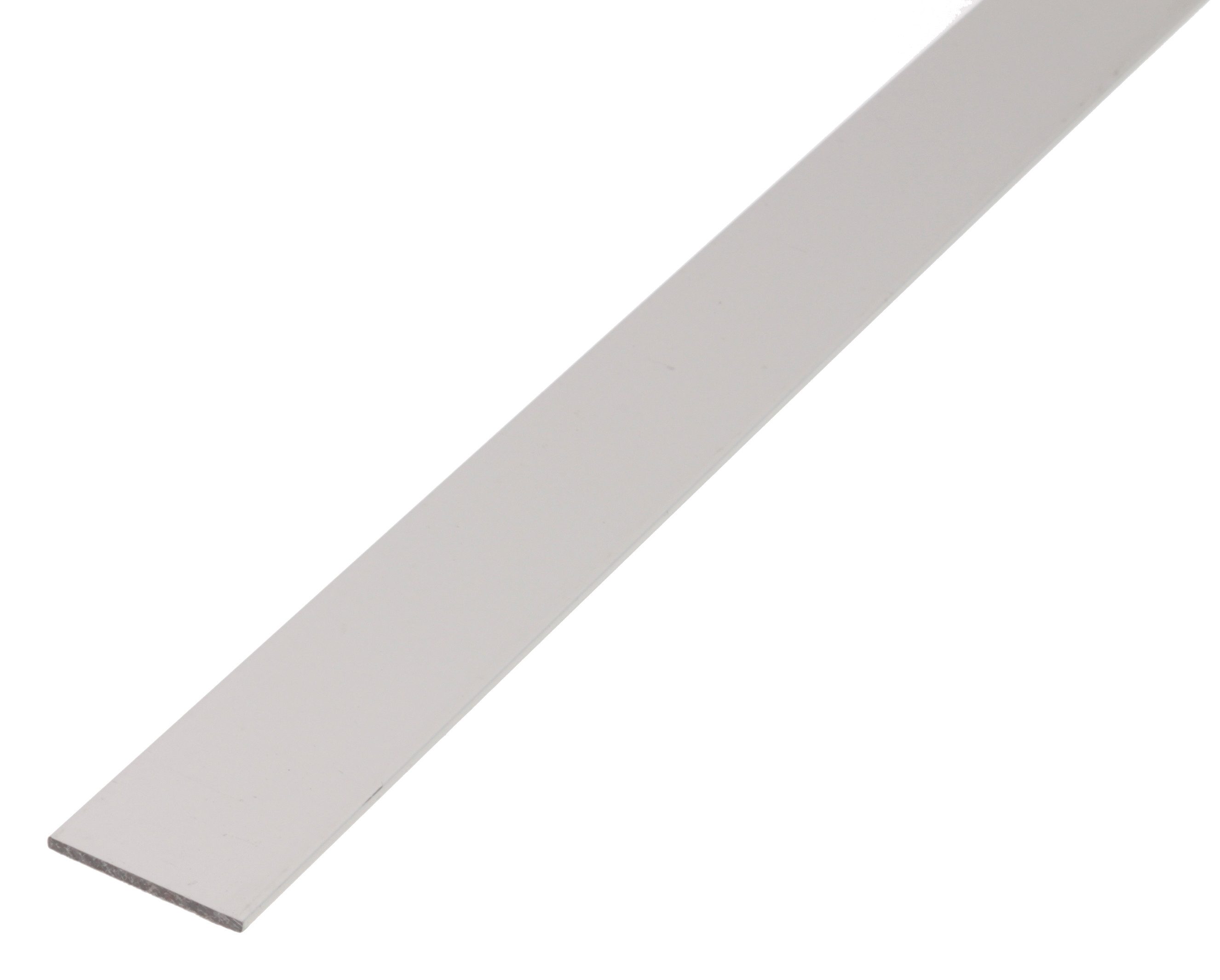 Zaun Flachstange,ALU,si.elox.20x2/1m