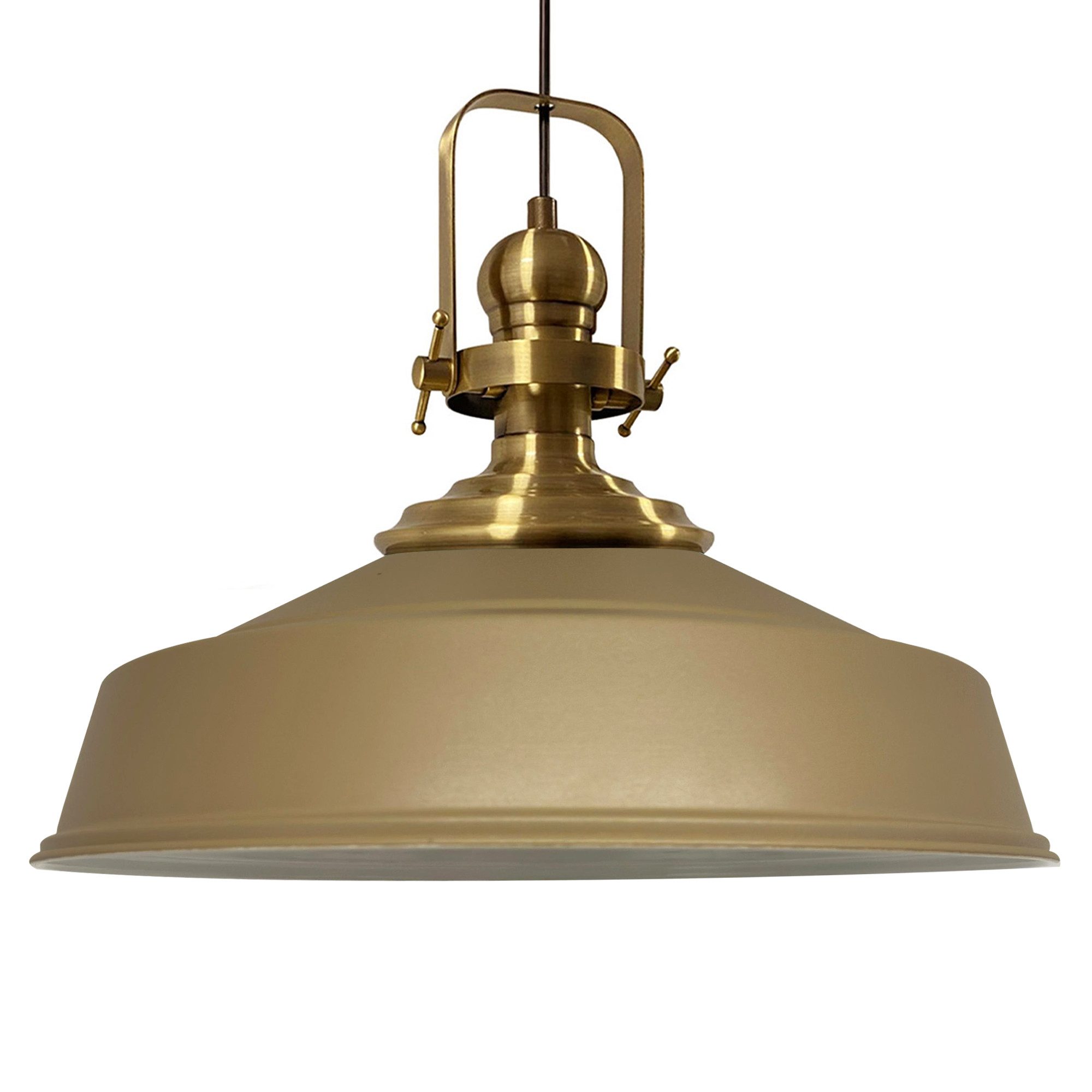 Bamyum Pendelleuchte Bamyum Pendelleuchte I Aslet l Ø41 cm E27 Metall Vintage Lampe, ohne Leuchtmittel