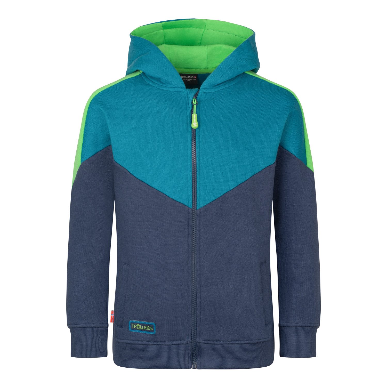 TROLLKIDS Kapuzensweatjacke Flekkefjord Aus Organic Cotton