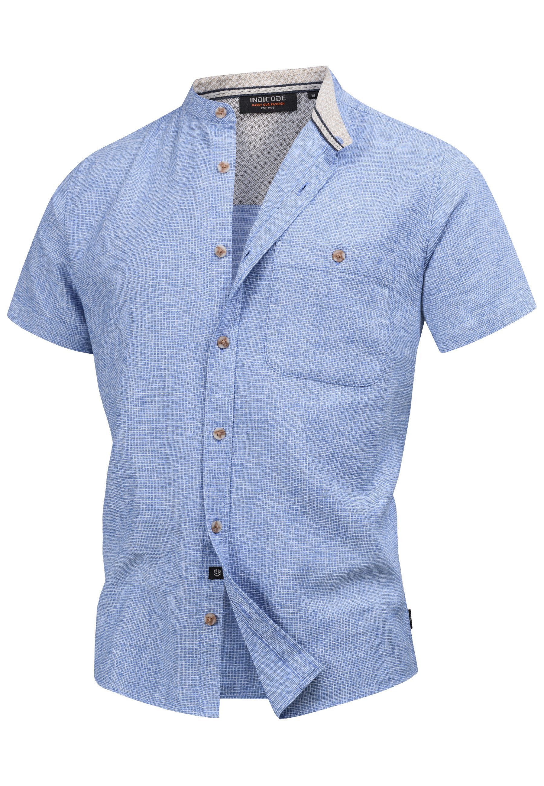 Indicode Kurzarmhemd Herren INHelmer Herrenhemd Kurzarm Kurzarm-Hemd in mod günstig online kaufen