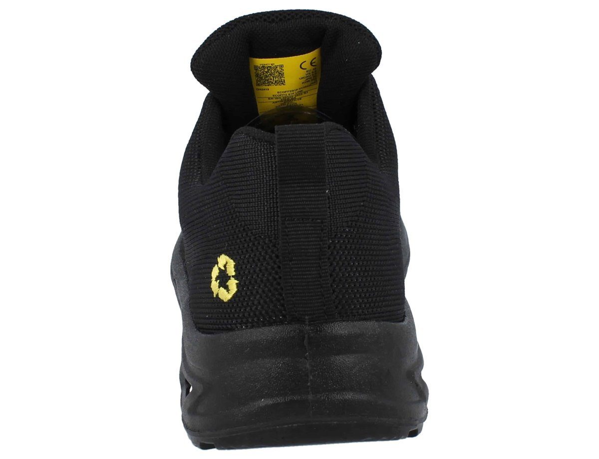 Safety Jogger SAFETY JOGGER EcoFitz Damen Herren Sicherheitssneaker S1P schwarz - Sicherheitsschuh Wechselfußbett