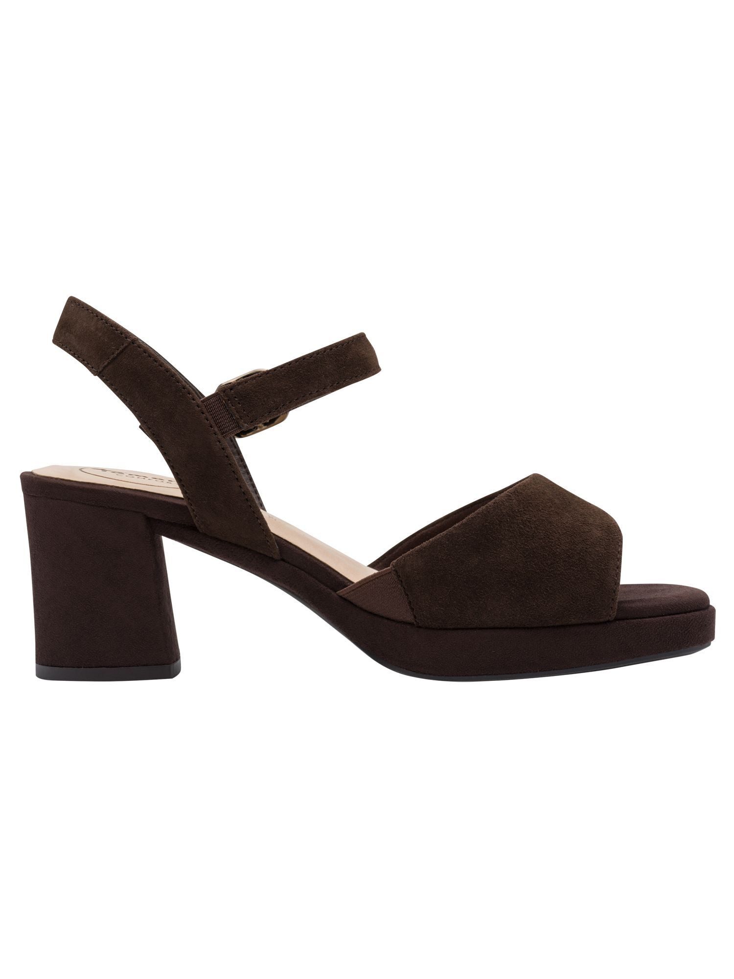 Tamaris WIDE FIT comfortFit aus Leder Blockabsatz Sandalette comfortFit