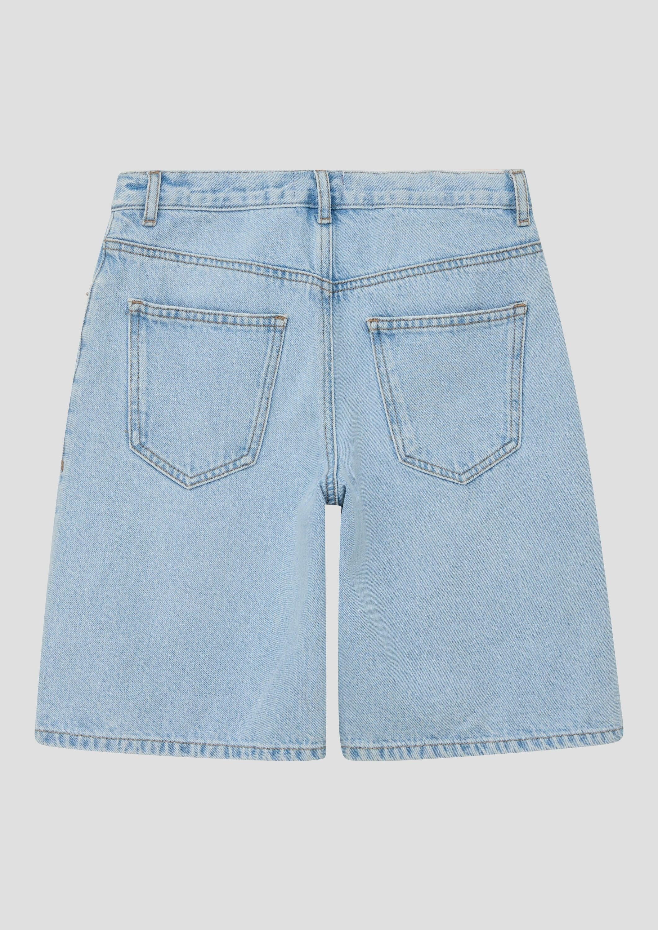 s.Oliver Jeansshorts Jeans-Hose Bermuda Jeans mit Wide Leg