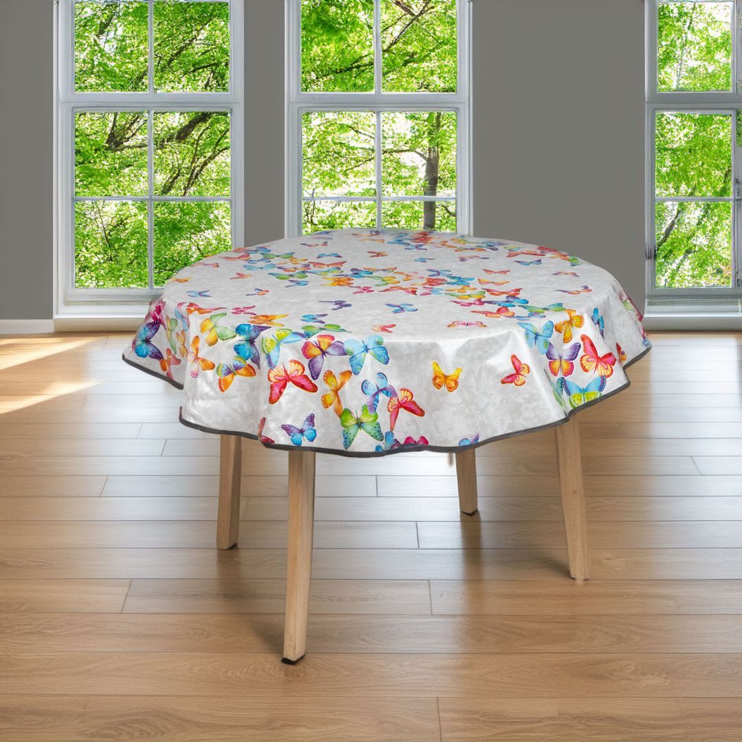 laro Tischdecke 140cm runde Tischdecke mit günstig online kaufen