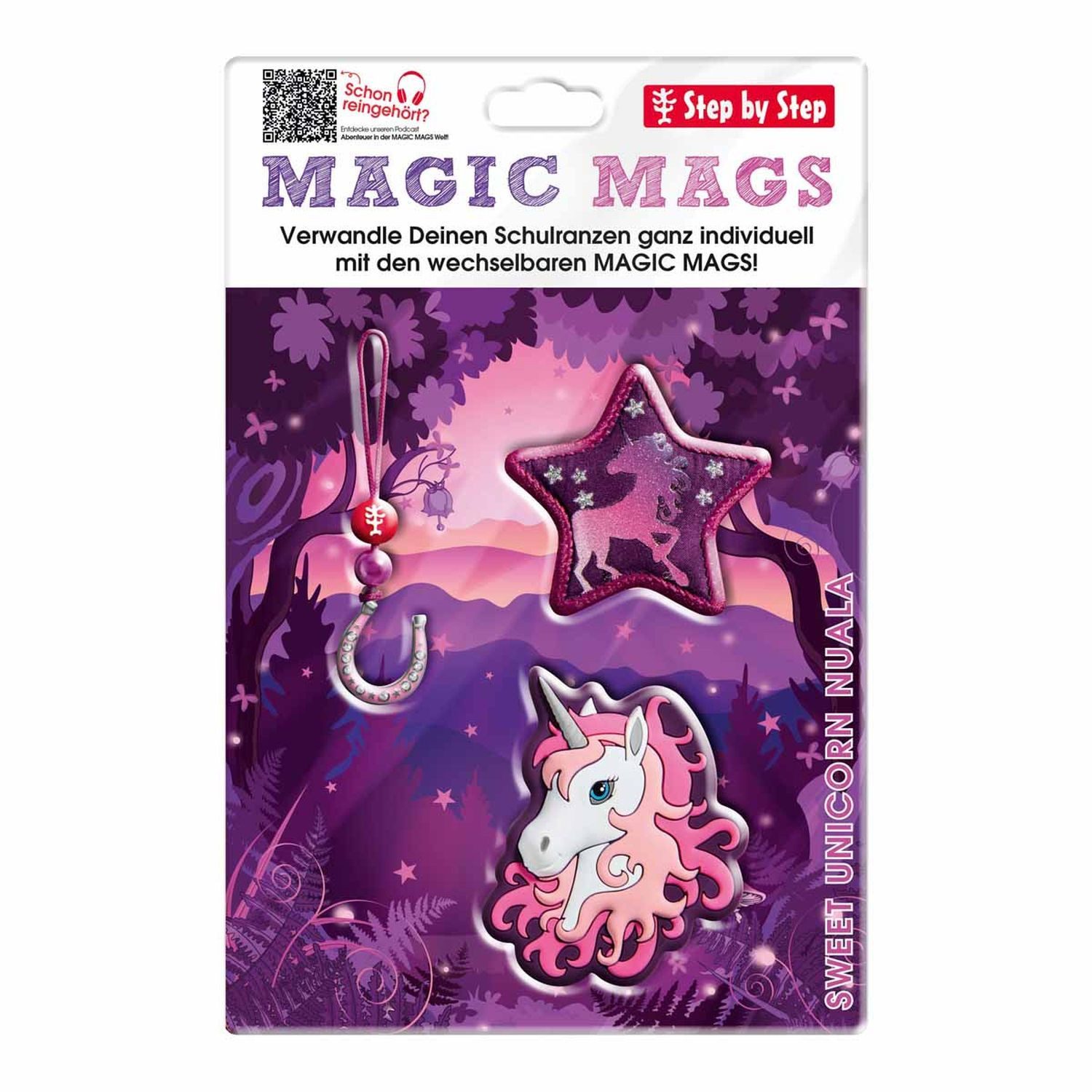 Step by Step Schulranzen-Patch MAGIC MAGS Sweet Unicorn Nuala, Polyester