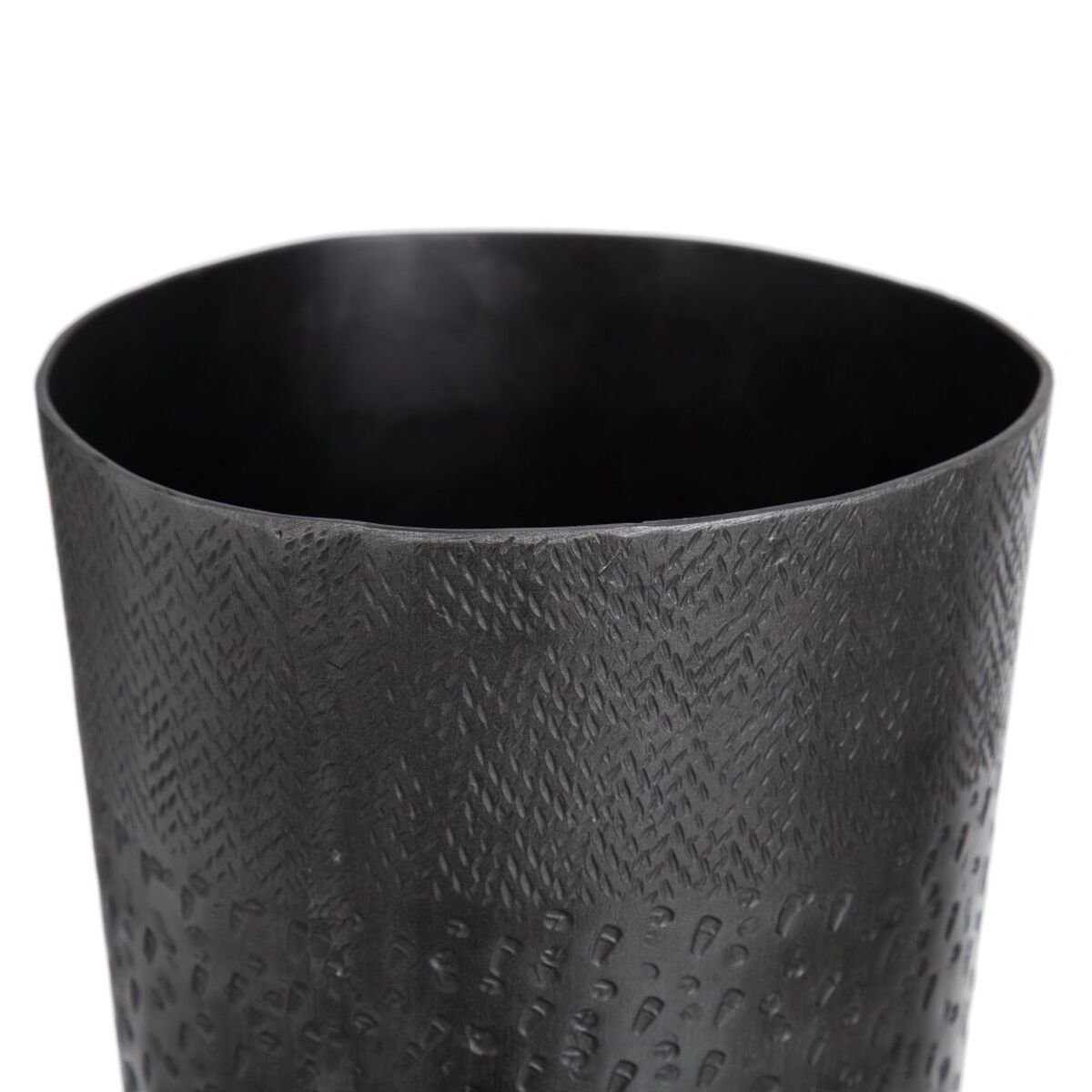 Bigbuy Dekovase Vase 31 15 15 Grau cm x x Metall