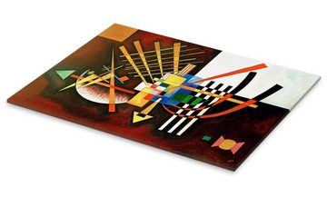 Posterlounge Acrylglasbild Wassily Kandinsky, Oben und links, Malerei