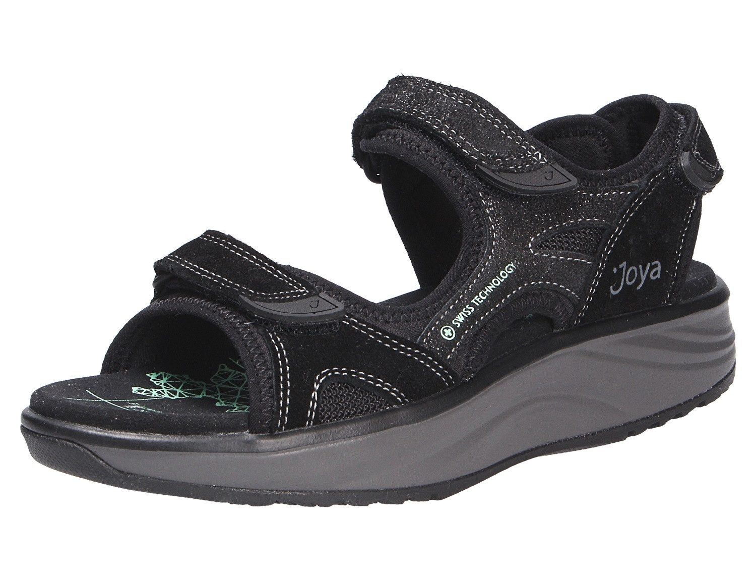 Joya Damen Sandale (Weicher Gehcomfort) Echtleder