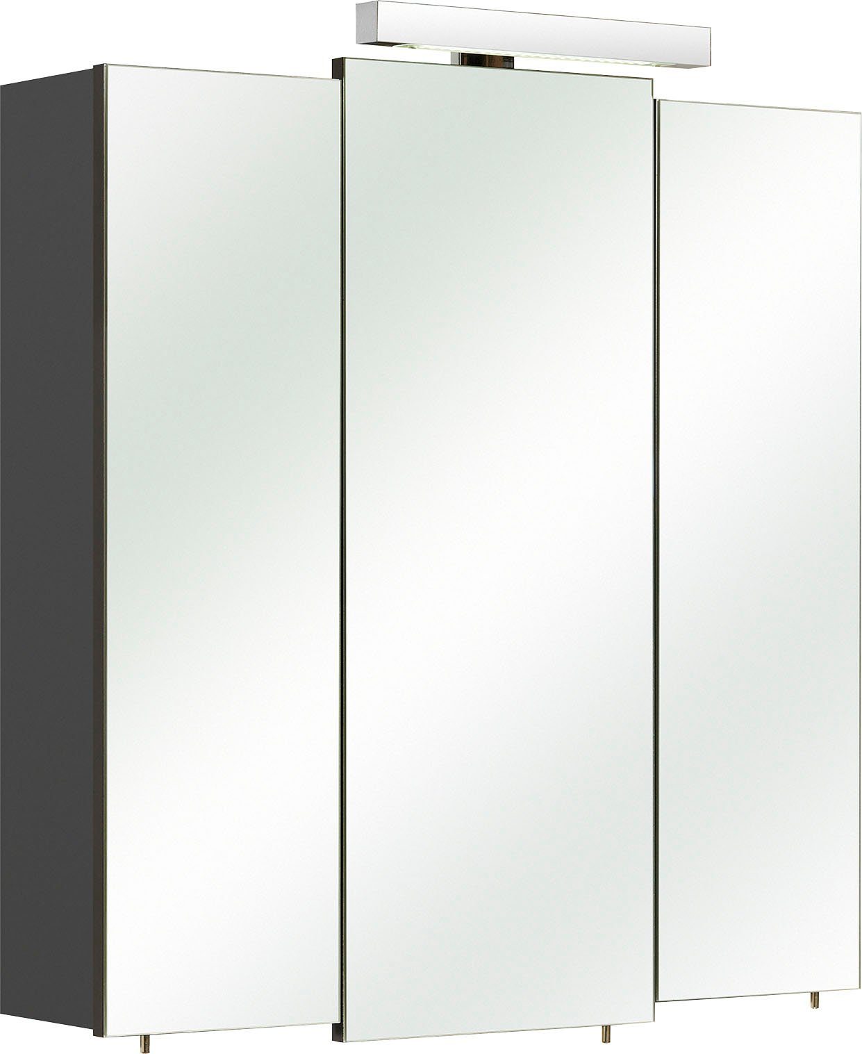 Saphir Spiegelschrank "Quickset 311 Badschrank, 3 Spiegeltüren, 6 Einlegebö günstig online kaufen