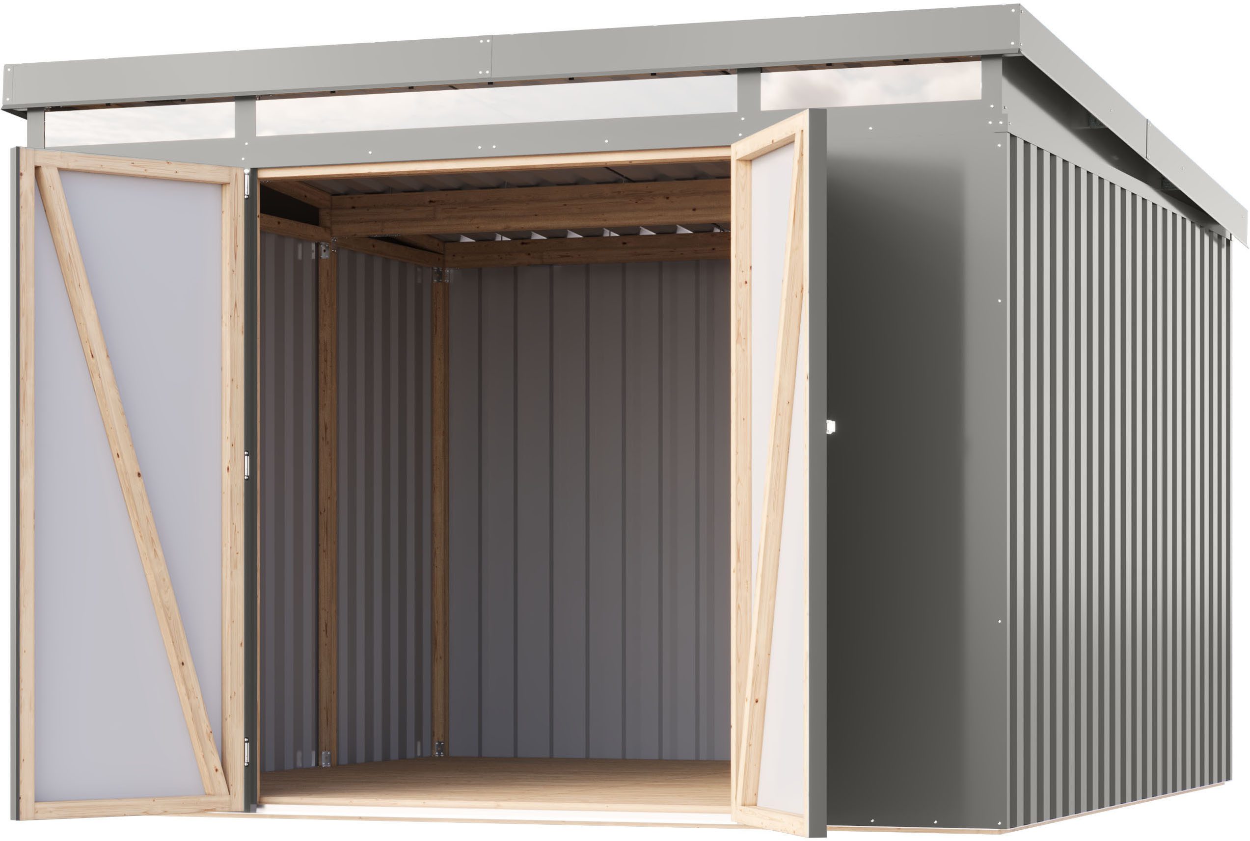 Karibu Gerätehaus Argonium 3,5, BxT: 290x292 cm, Made in Germany