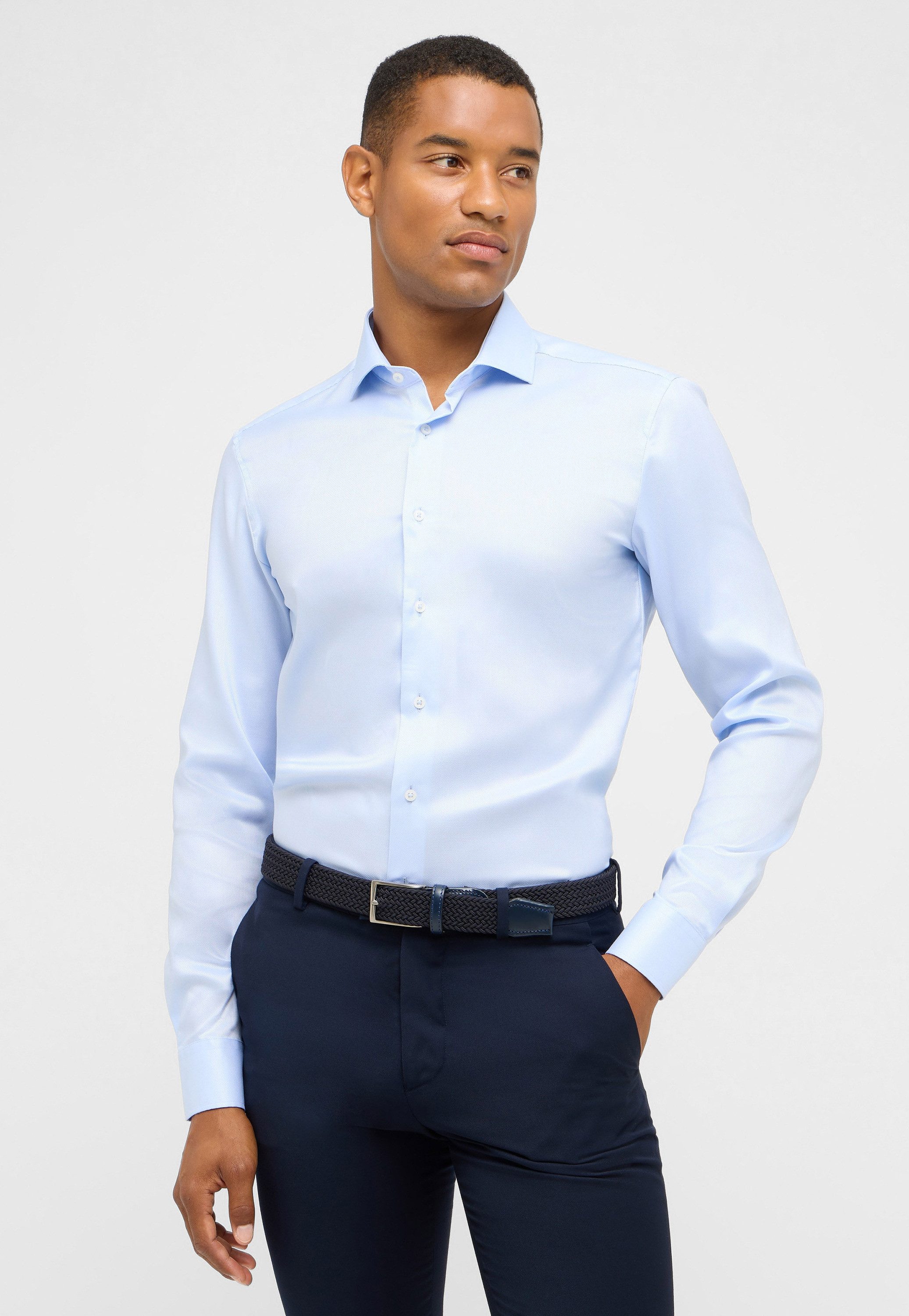Eterna Langarmhemd SLIM FIT EASY IRON günstig online kaufen