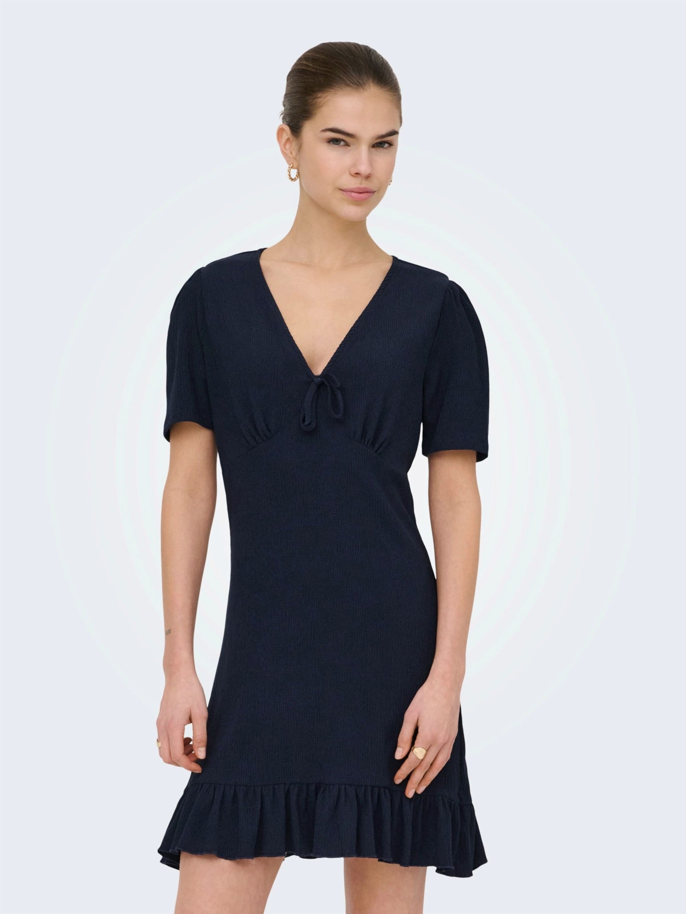ONLY Minikleid ONLMOLLY (1-tlg) Drapiert/gerafft