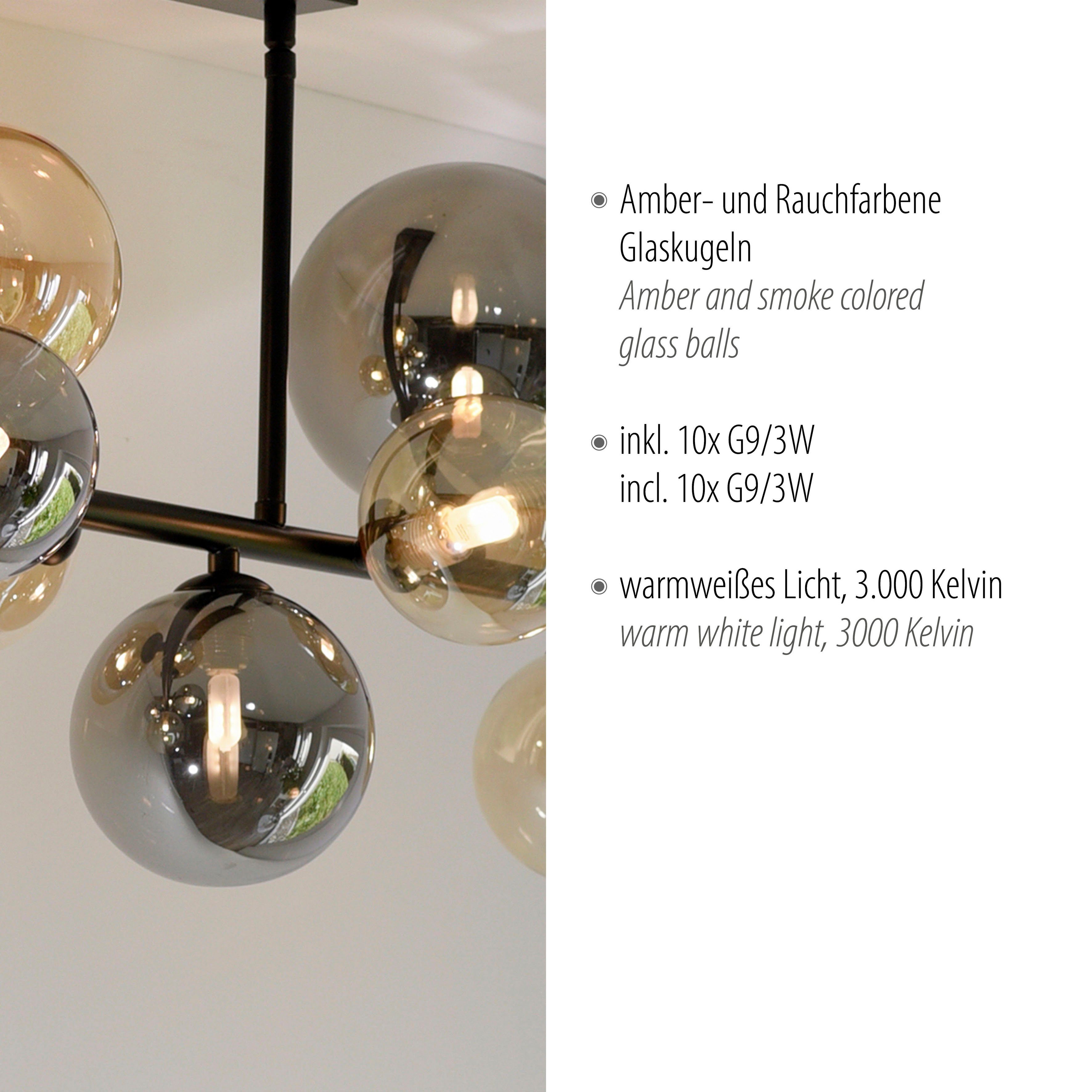 Paul Neuhaus Deckenleuchte POPSICLE, LED wechselbar, Warmweiß